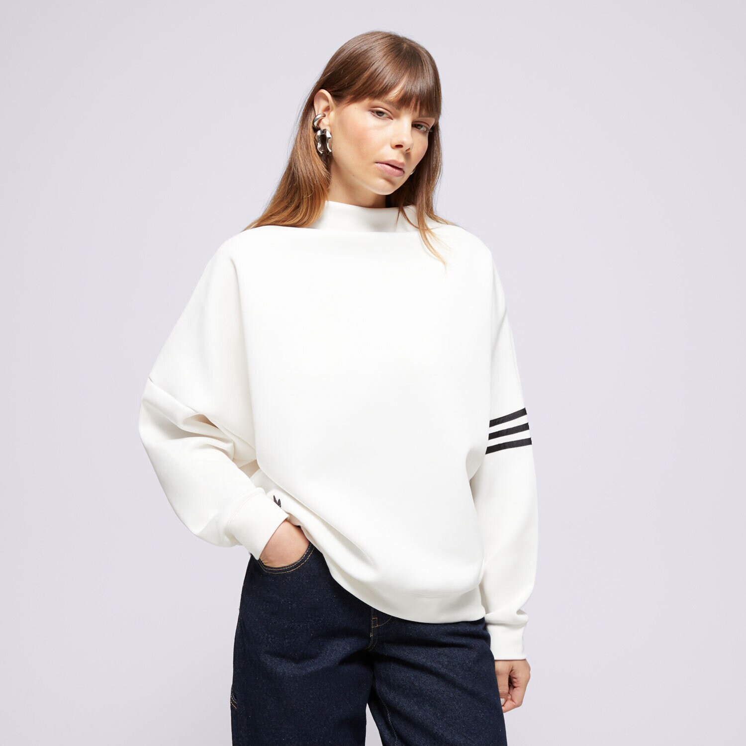 Ženski pulover ADIDAS JOPICA NEUCL OVS SWEAT IX9873 bela