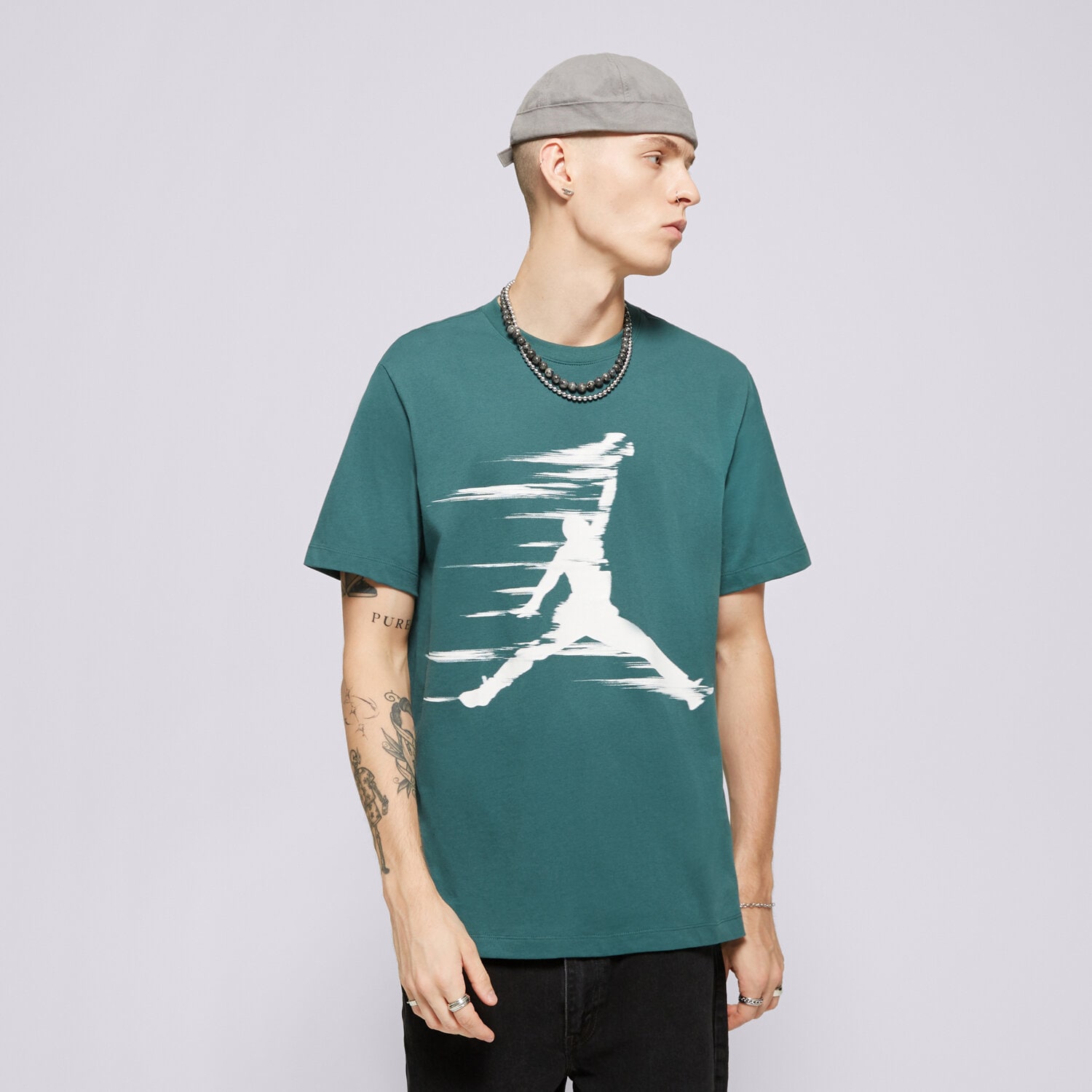 Moška majica s kratkimi rokavi T SHIRT M JORDAN MVP JM SS CREW FZ1919-366 zelena