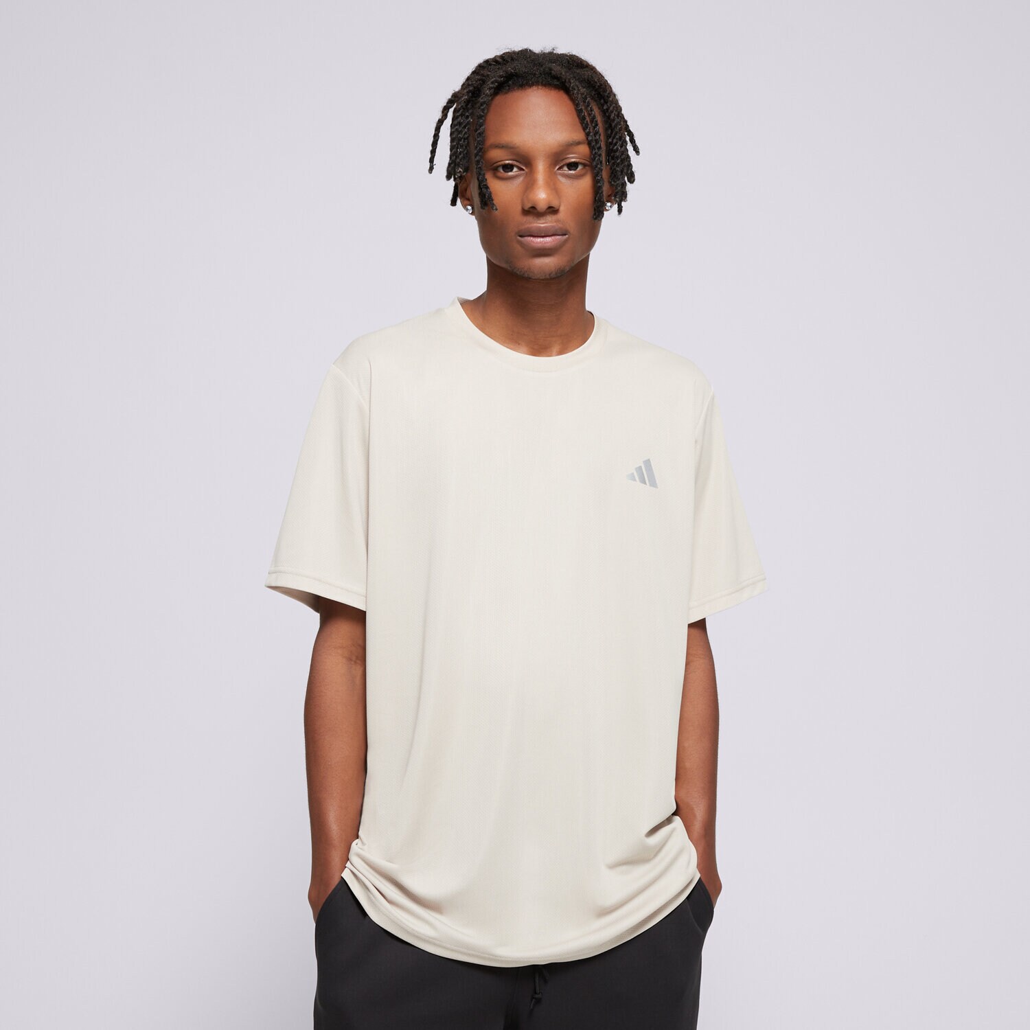 Moška majica s kratkimi rokavi ADIDAS T-SHIRT SML GRAPH TEE STONE JN6802 kaki
