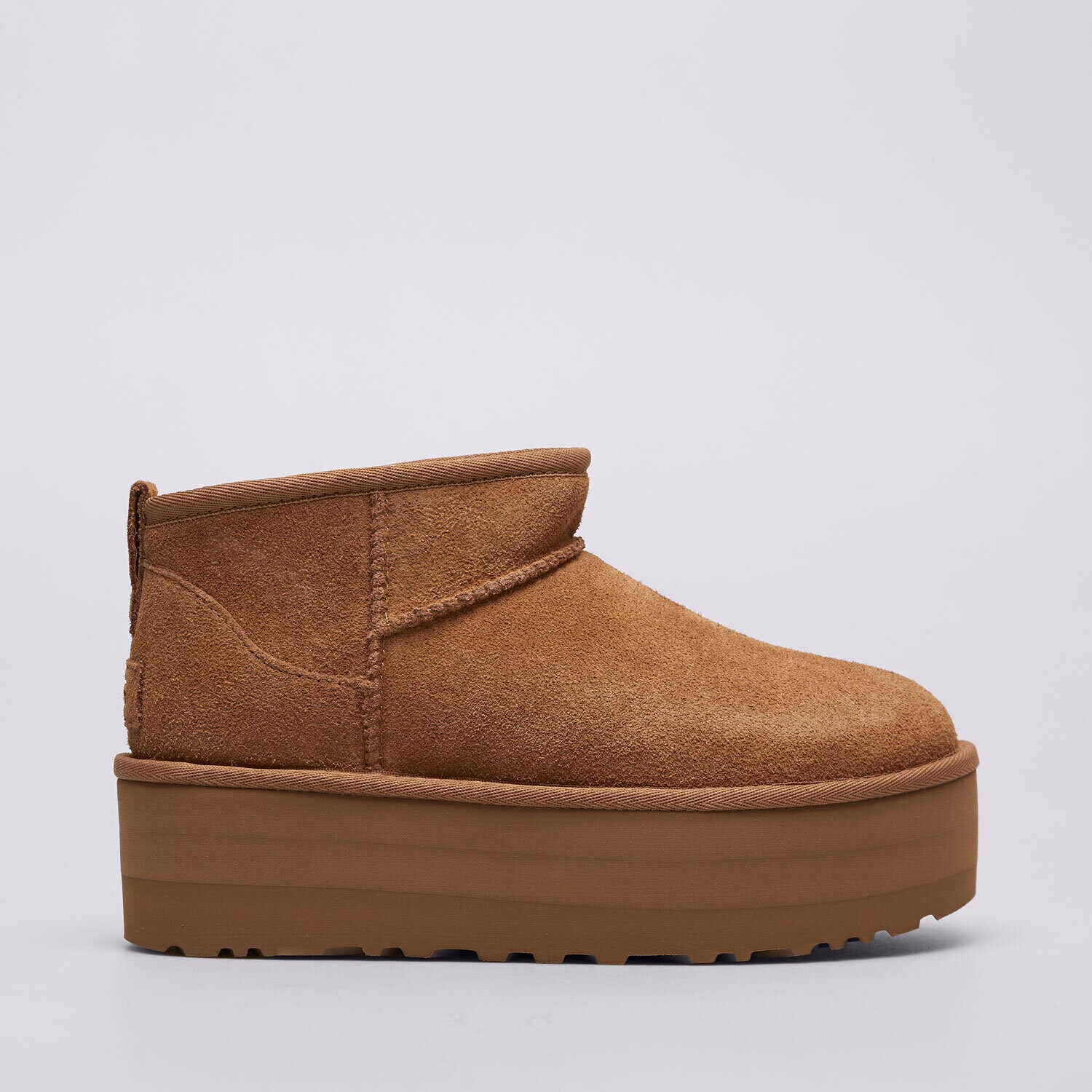 Ženske zimski čevlji UGG CLASSIC ULTRA MINI PLATFORM 1135092-CHE rjava