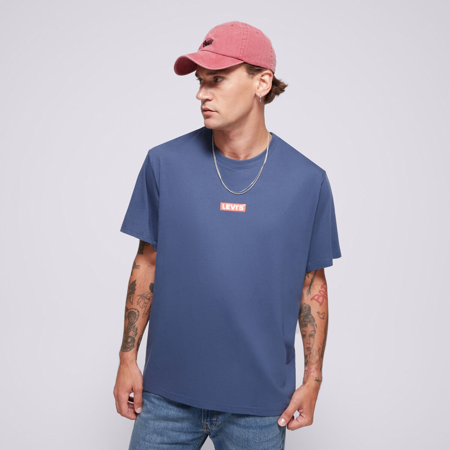 Moška majica s kratkimi rokavi LEVI'S T-SHIRT SS RELAXED FIT TEE BLUES 16143-1525 modra