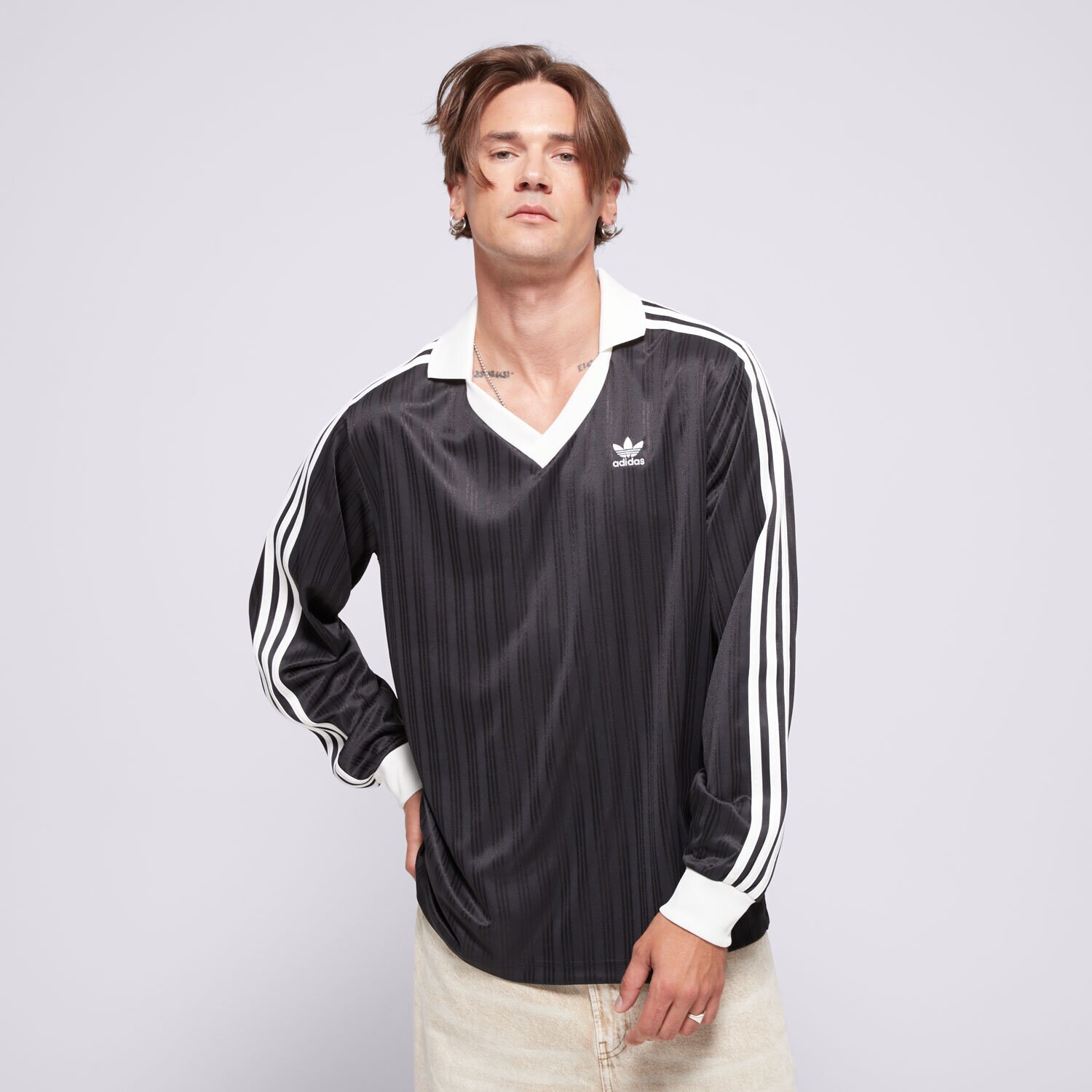 Moška majica s kratkimi rokavi ADIDAS T-SHIRT PIQUE LS IZ4808 črna