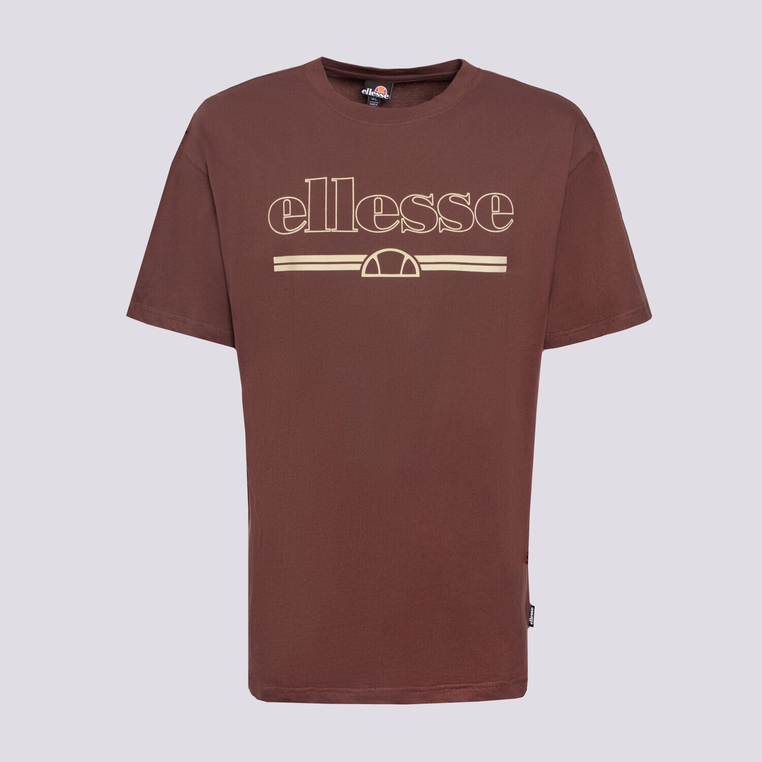 Moška majica s kratkimi rokavi ELLESSE T-SHIRT STRAZO TEE BRWN SHX21070200 rjava