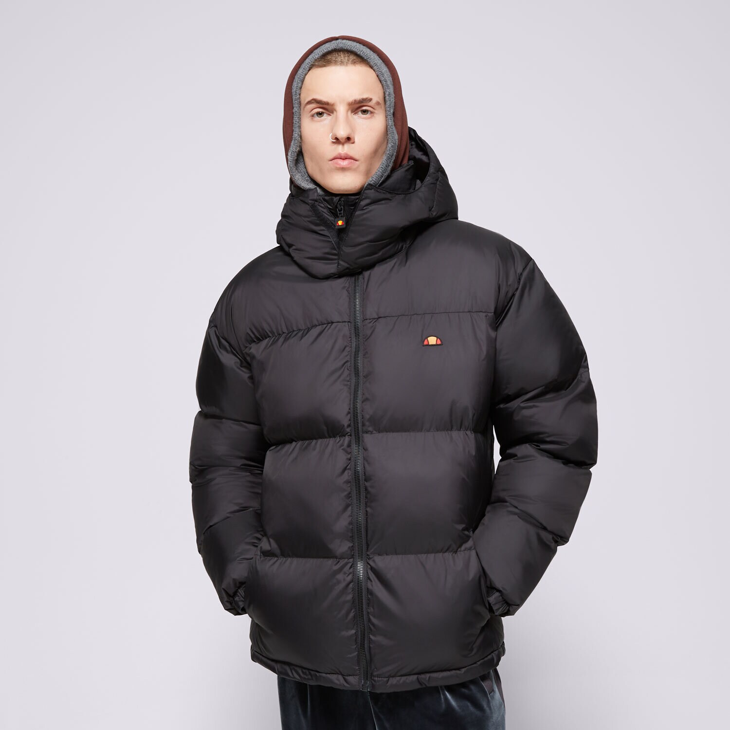 Moška zimska jakna ELLESSE JAKNA PUHASTA DAPPIANI PADDED JACKET BLK SHT21229011 črna
