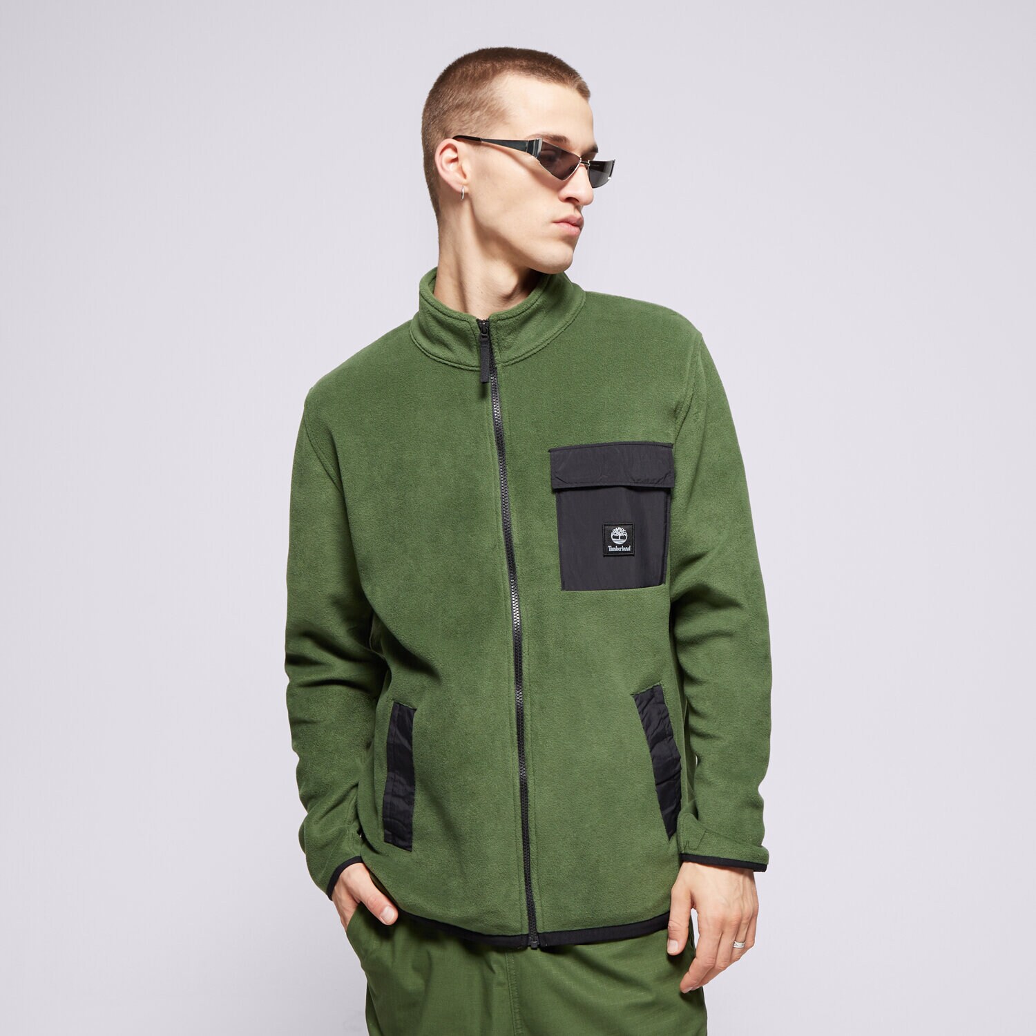 Moški pulover TIMBERLAND JOPICA RAZPENJANA FULL ZIP FLEECE TB0A6WSEEIN1 kaki