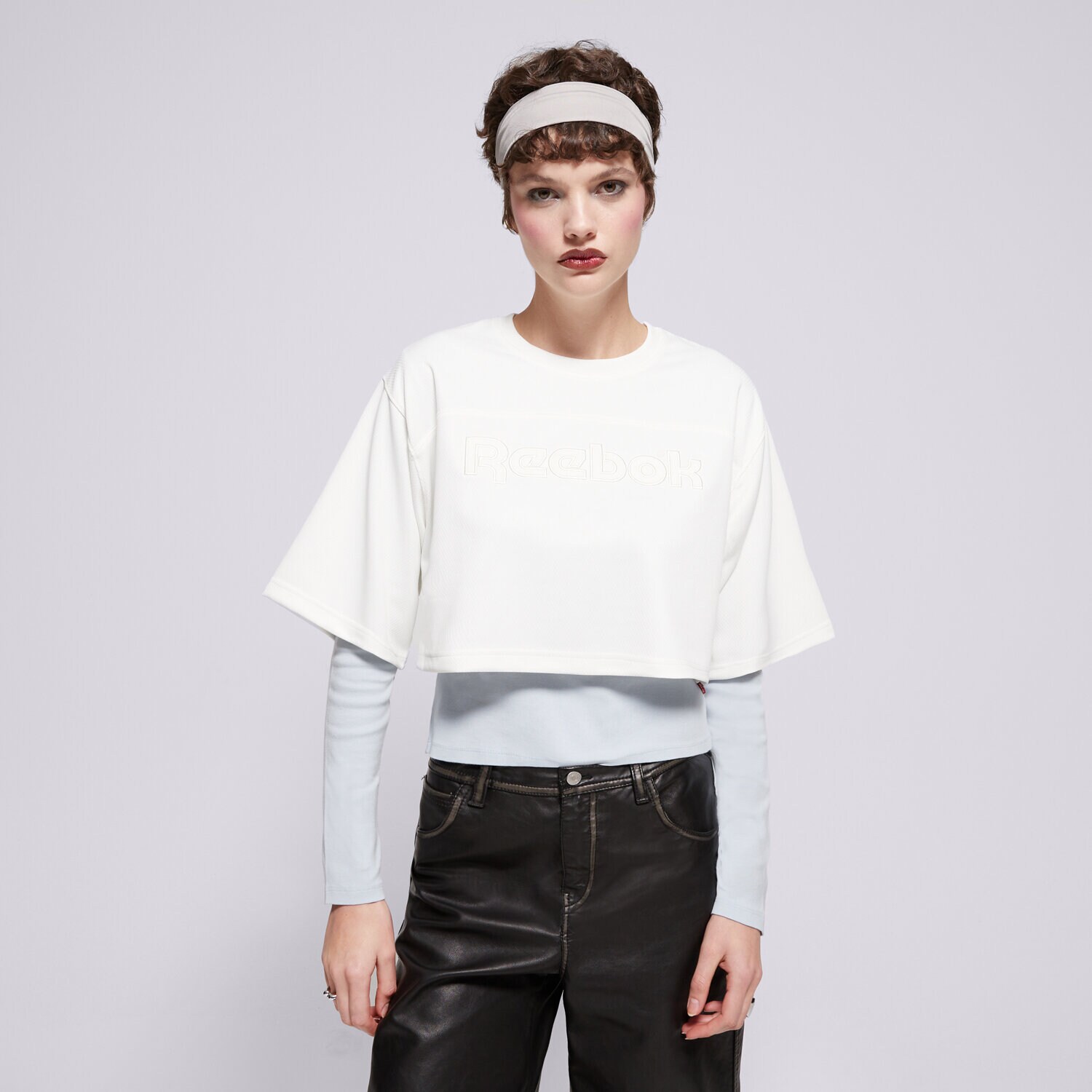 Ženska majica s kratkimi rokavi REEBOK T-SHIRT TEAM MAJICA 100205754 bela