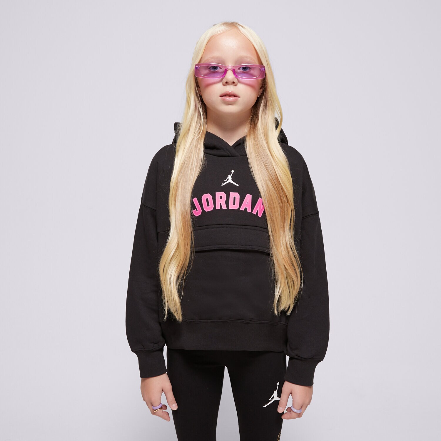Otroški pulover JORDAN JOPICA S KAPUCO (G)BK HIT HOOD BLK G 45D352-023 črna
