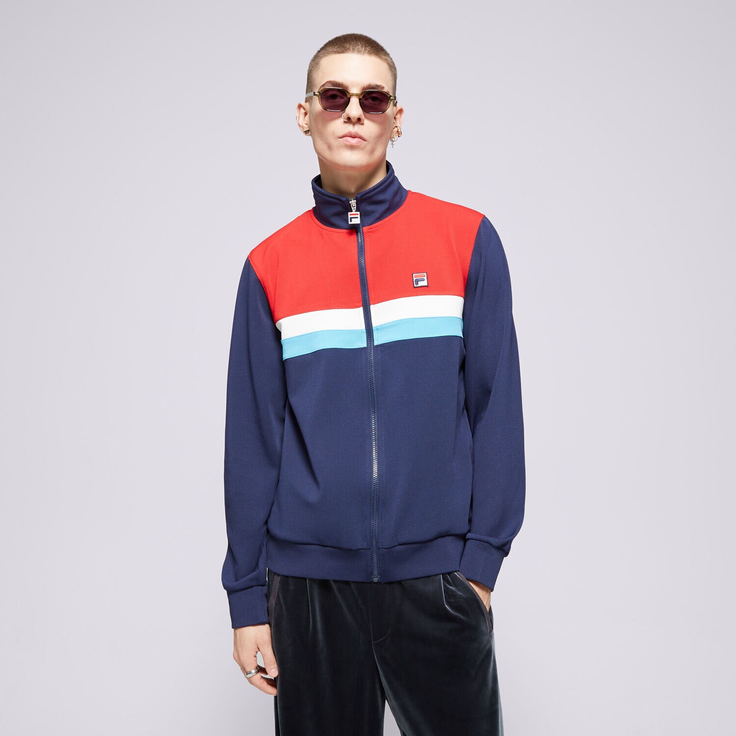 Moški pulover FILA JOPICA DIDIER FW24MH002410 pisana