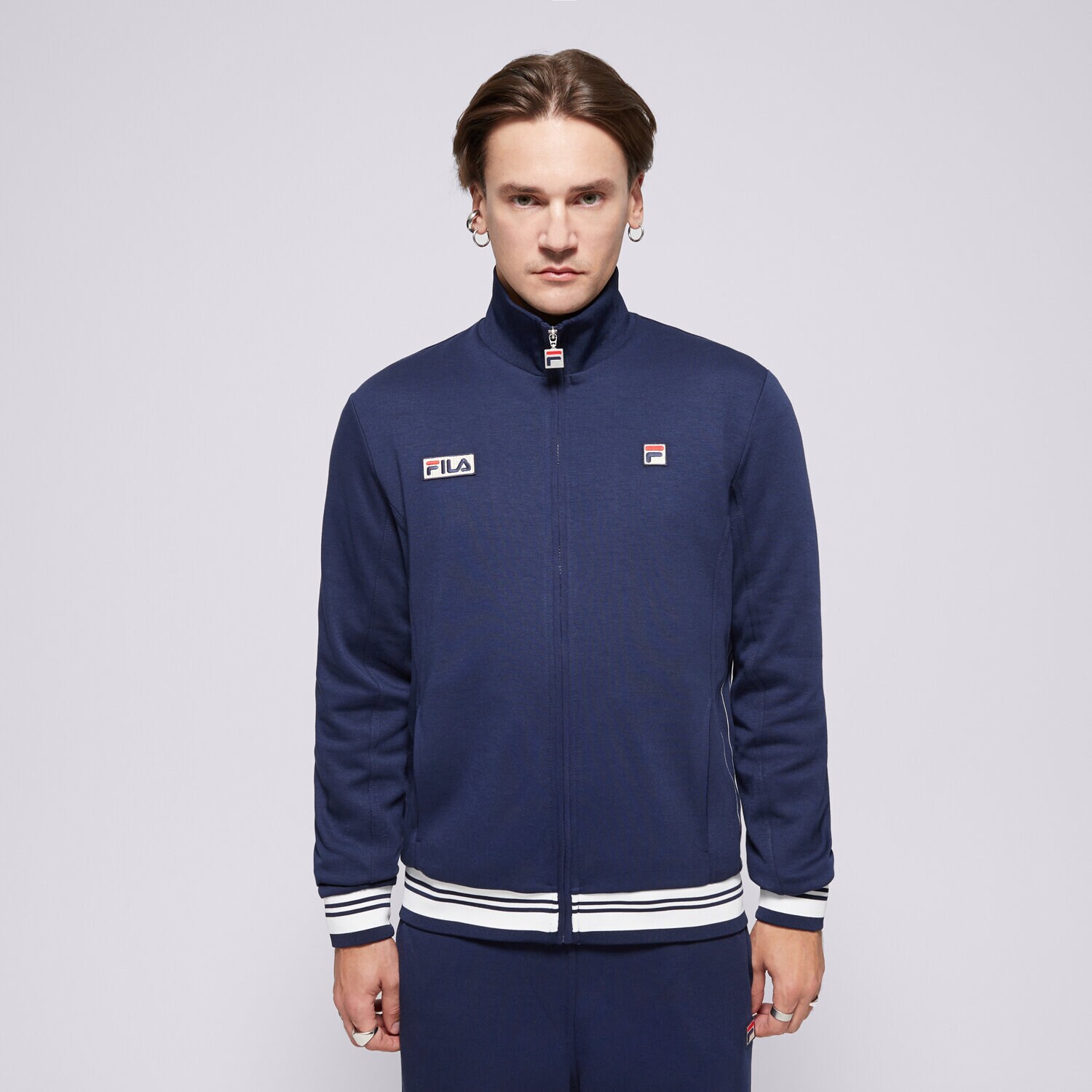 Moški pulover FILA JOPICA RUPERT FW24MH007410 mornarsko modra