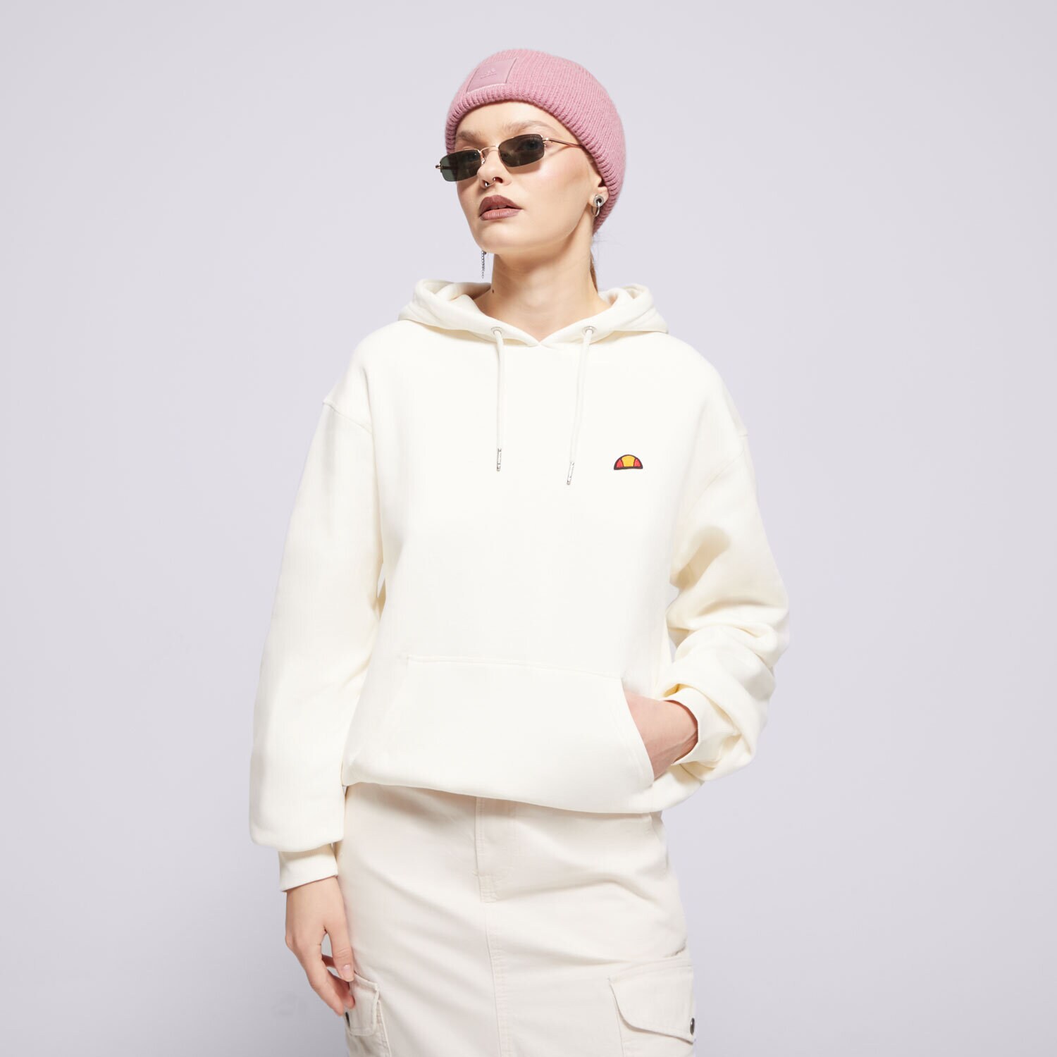 Ženski pulover ELLESSE JOPICA S KAPUCO GIULOS OH HOODY OFF WHT SMG22039904 bež