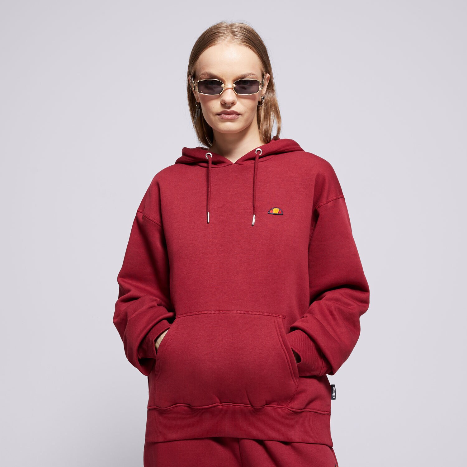 Ženski pulover ELLESSE JOPICA S KAPUCO GIULOS OH HOODY BRGND SMG22039800 bordo