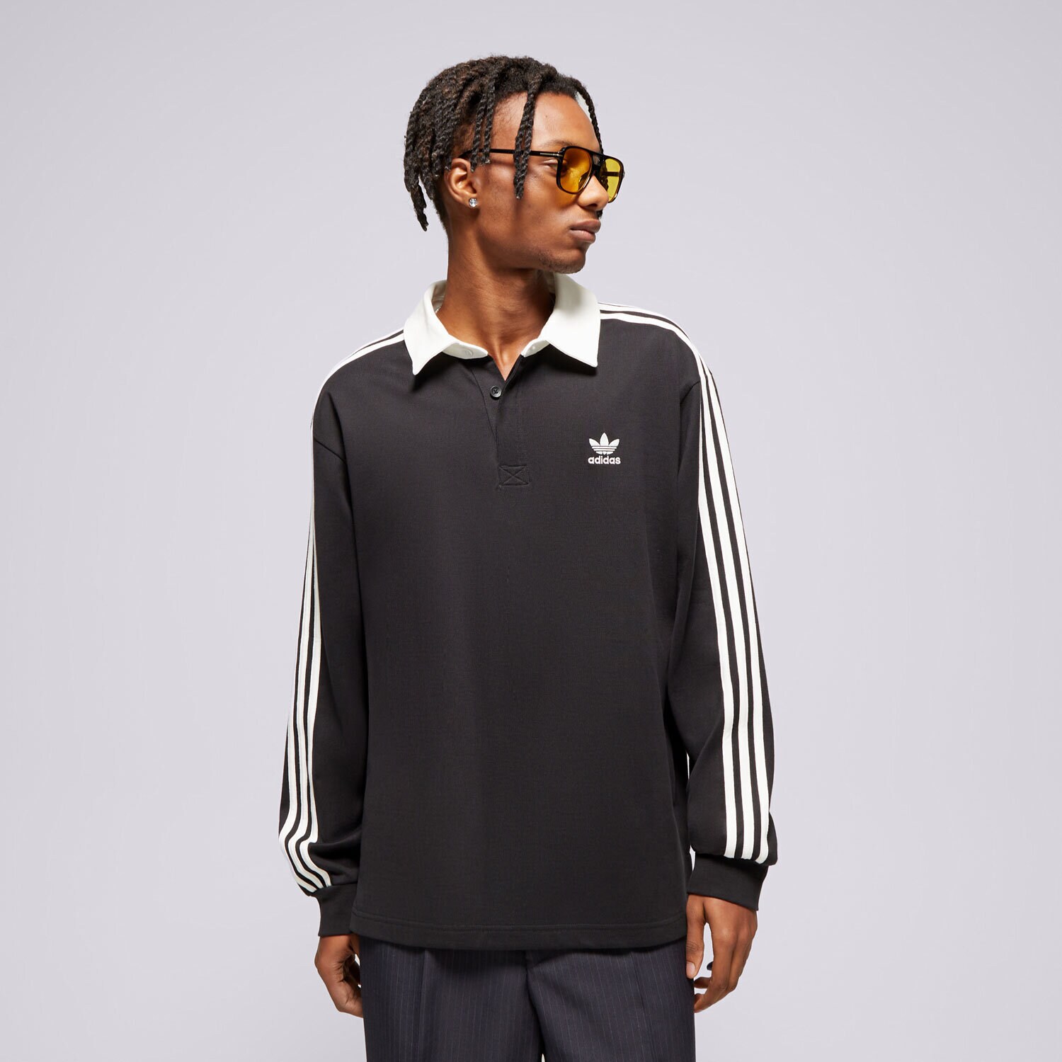 Moška majica s kratkimi rokavi ADIDAS POLO RUGBY POLO IZ4806 črna