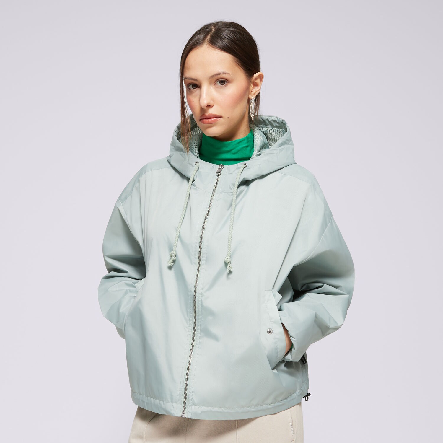 Ženska jakna za prehodni čas VANS JAKNA MTE THEO WINDBREAKER VN000HJHCJL1 mint