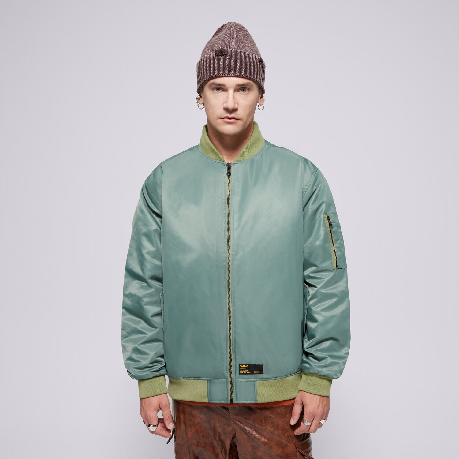Moška zimska jakna VANS JAKNA COPLEY BOMBER JACKET VN000HMQ1CI1 zelena