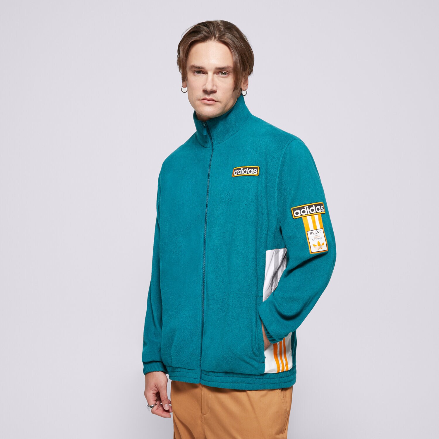 Moški pulover ADIDAS JOPICA RAZPENJANA PF ADIBREAK TT IW5815 zelena