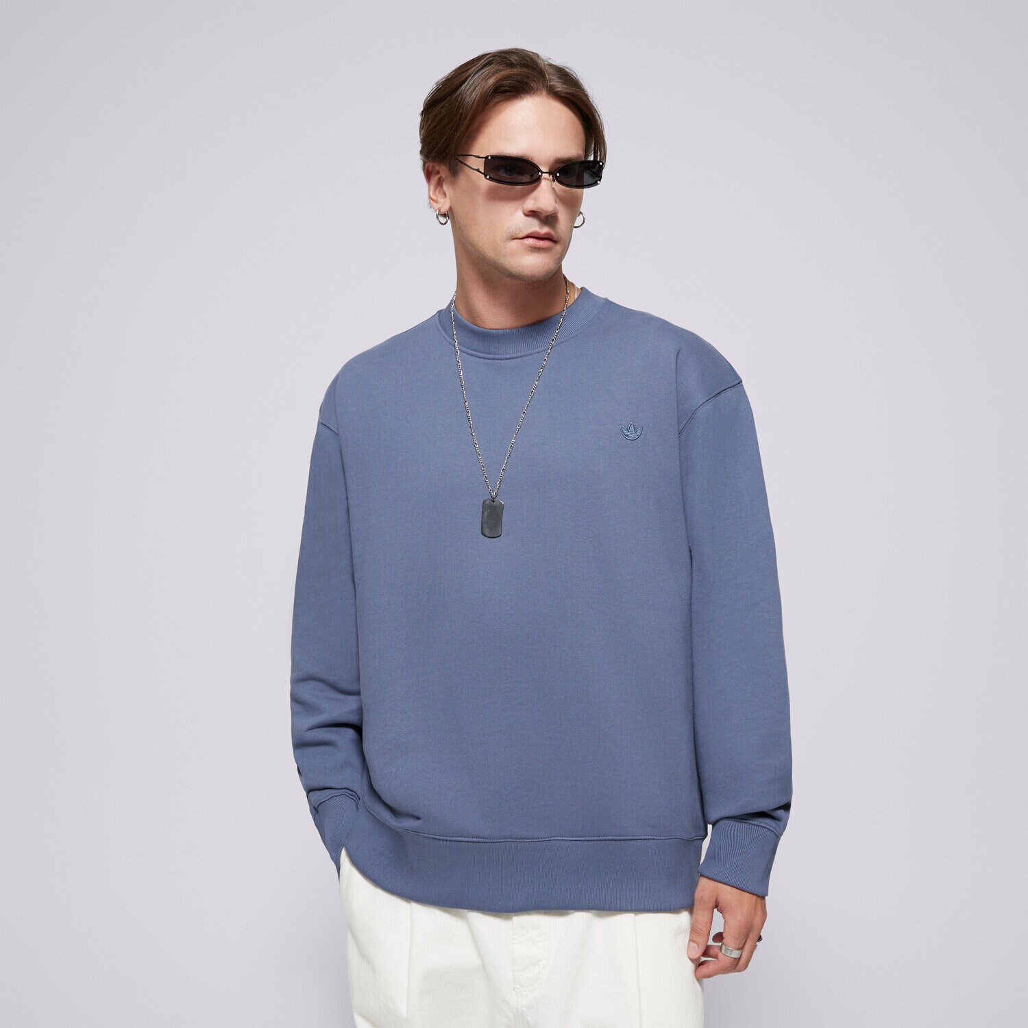Moški pulover ADIDAS JOPICA P ESS CREW IX9813 mornarsko modra