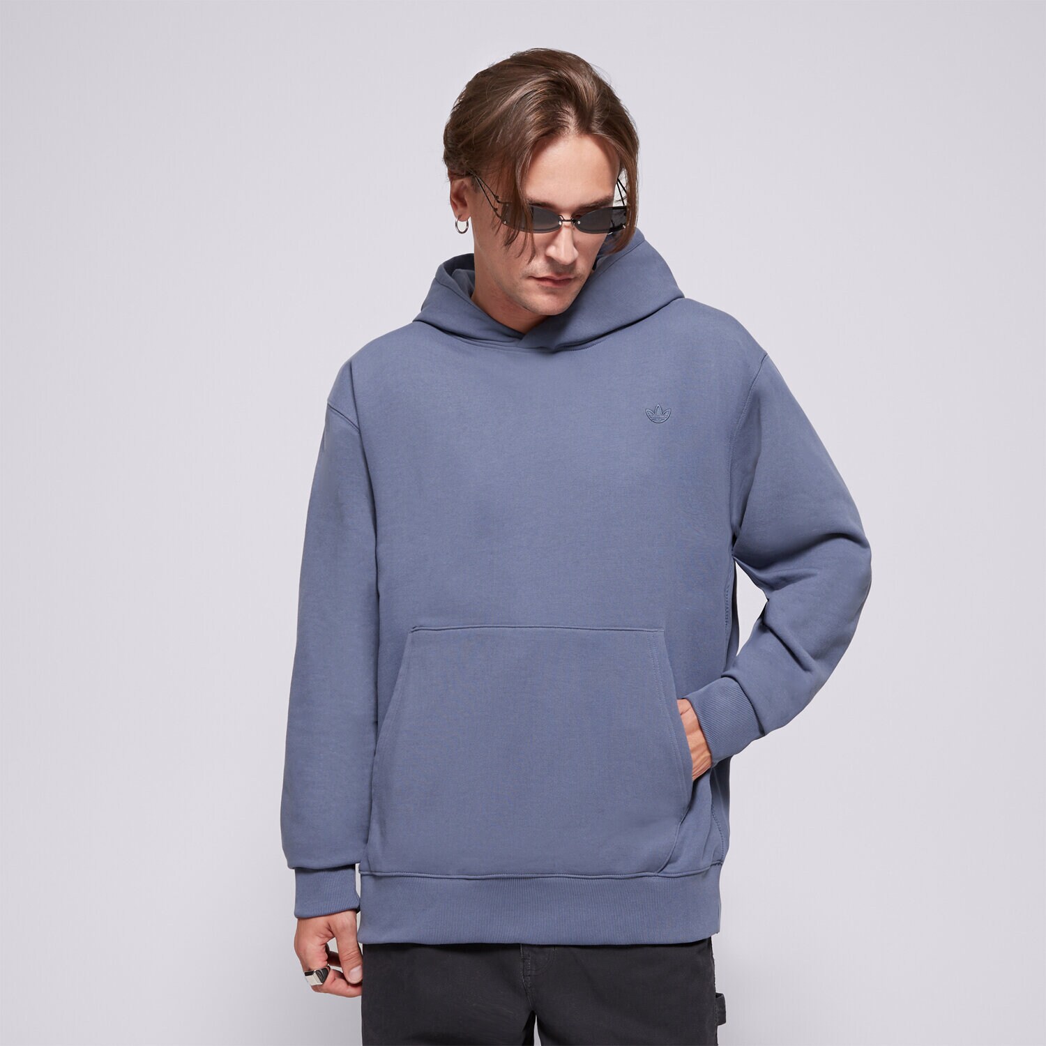 Moški pulover ADIDAS JOPICA S KAPUCO P ESS HD IY2260 mornarsko modra