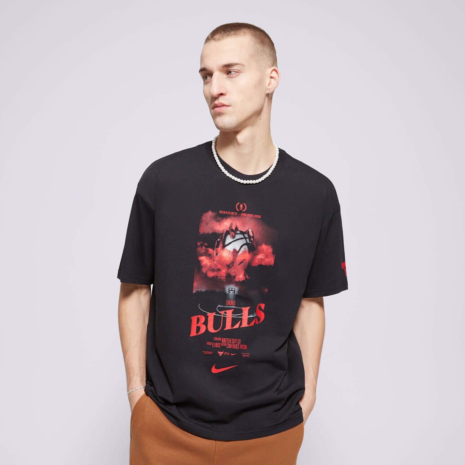 Moška majica s kratkimi rokavi NIKE T-SHIRT CHI M NK CTS OGC HAL SS TEE HJ2693-010 črna