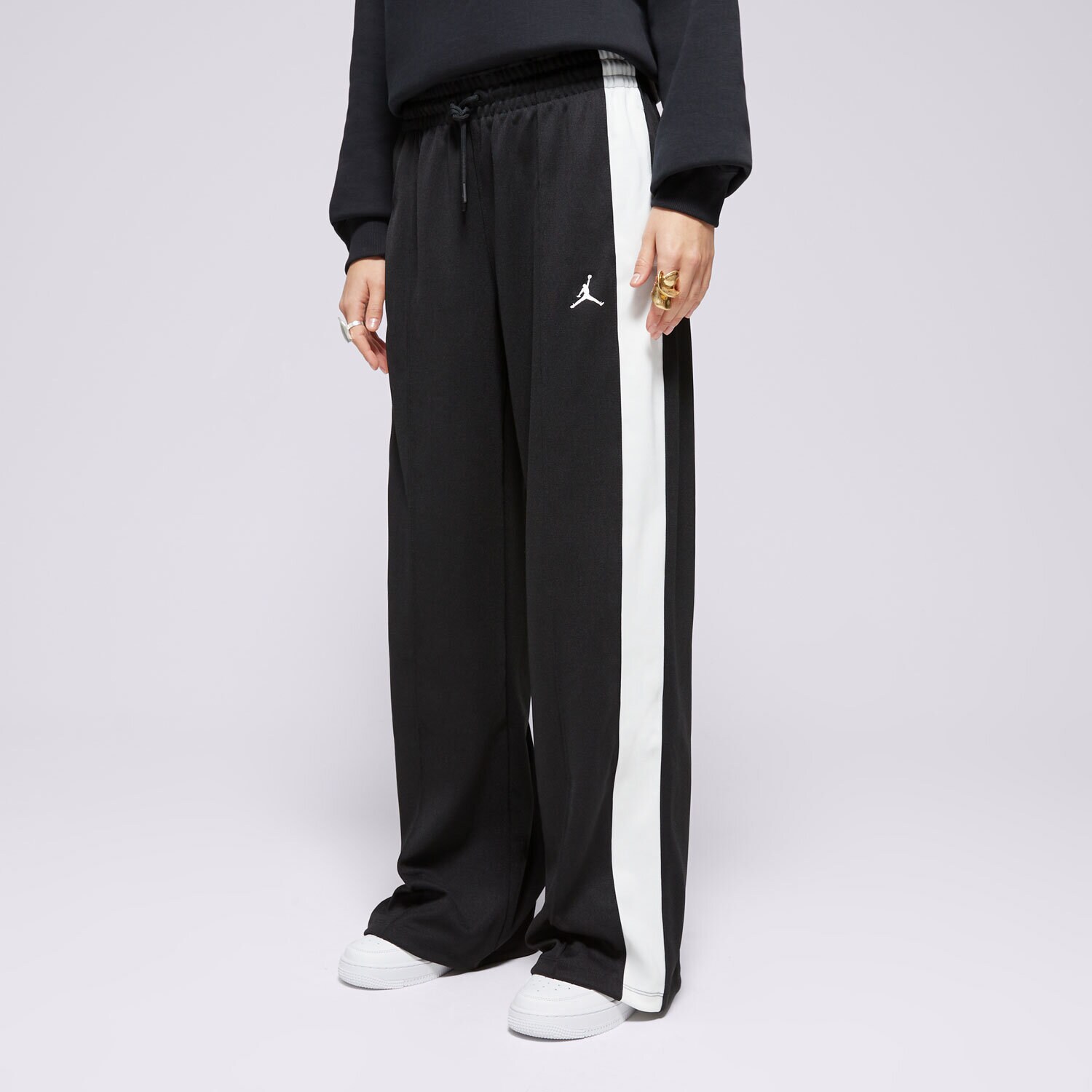 Ženske hlače HLAČE W JORDAN KNIT TRACK PANT  FV7101-010 črna