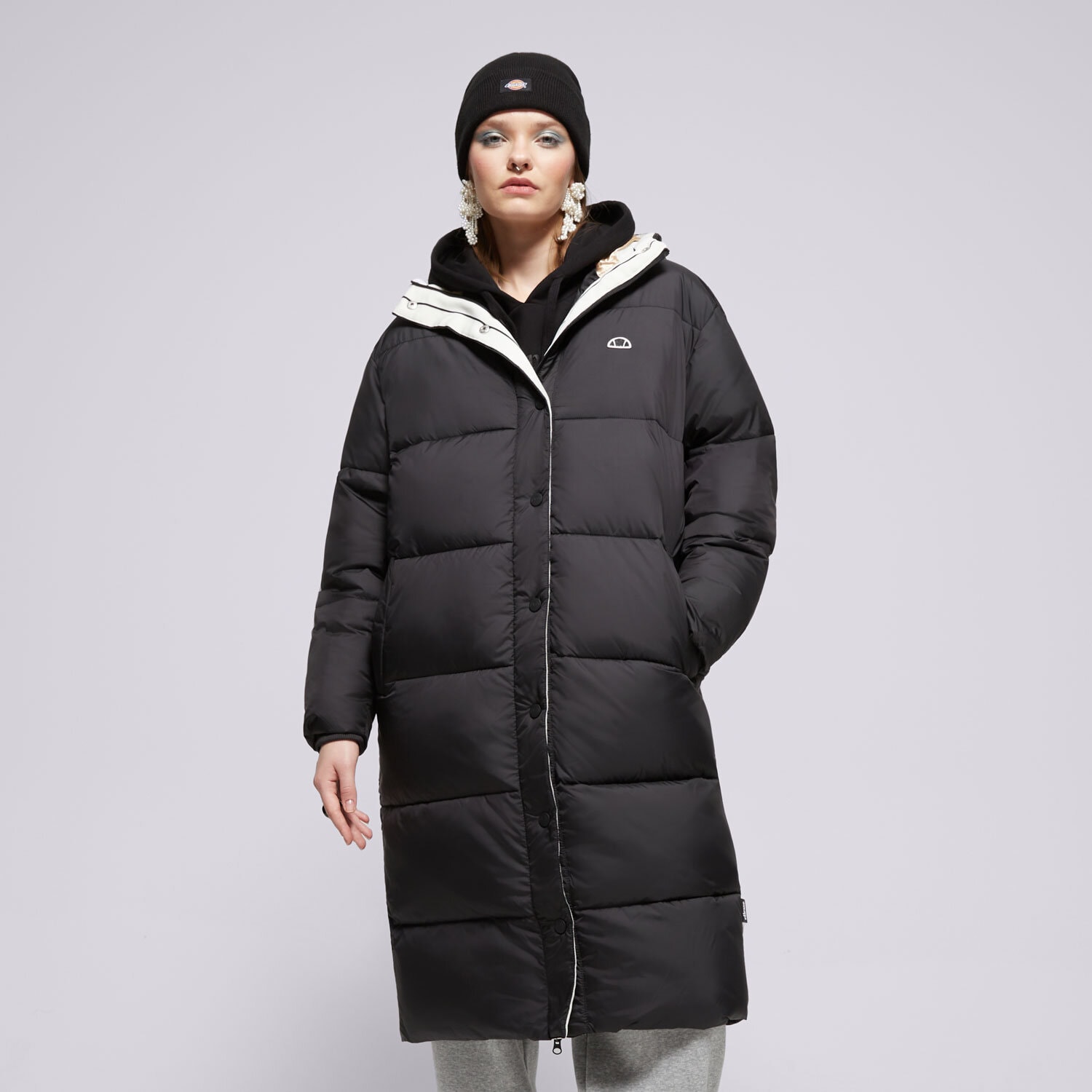 Ženska zimska jakna ELLESSE PLAŠČ HURRICANE PADDED JACKET BLK SGX21042011 črna