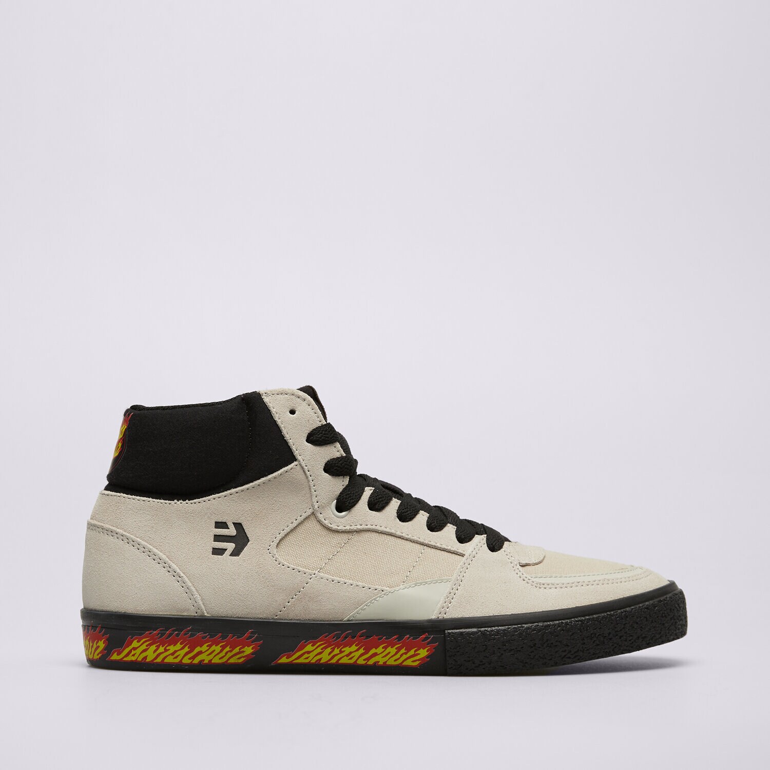 Moški skate superge ETNIES SCREW MID VULC X SANTA CRUZ FLAME 4107000613110 siva