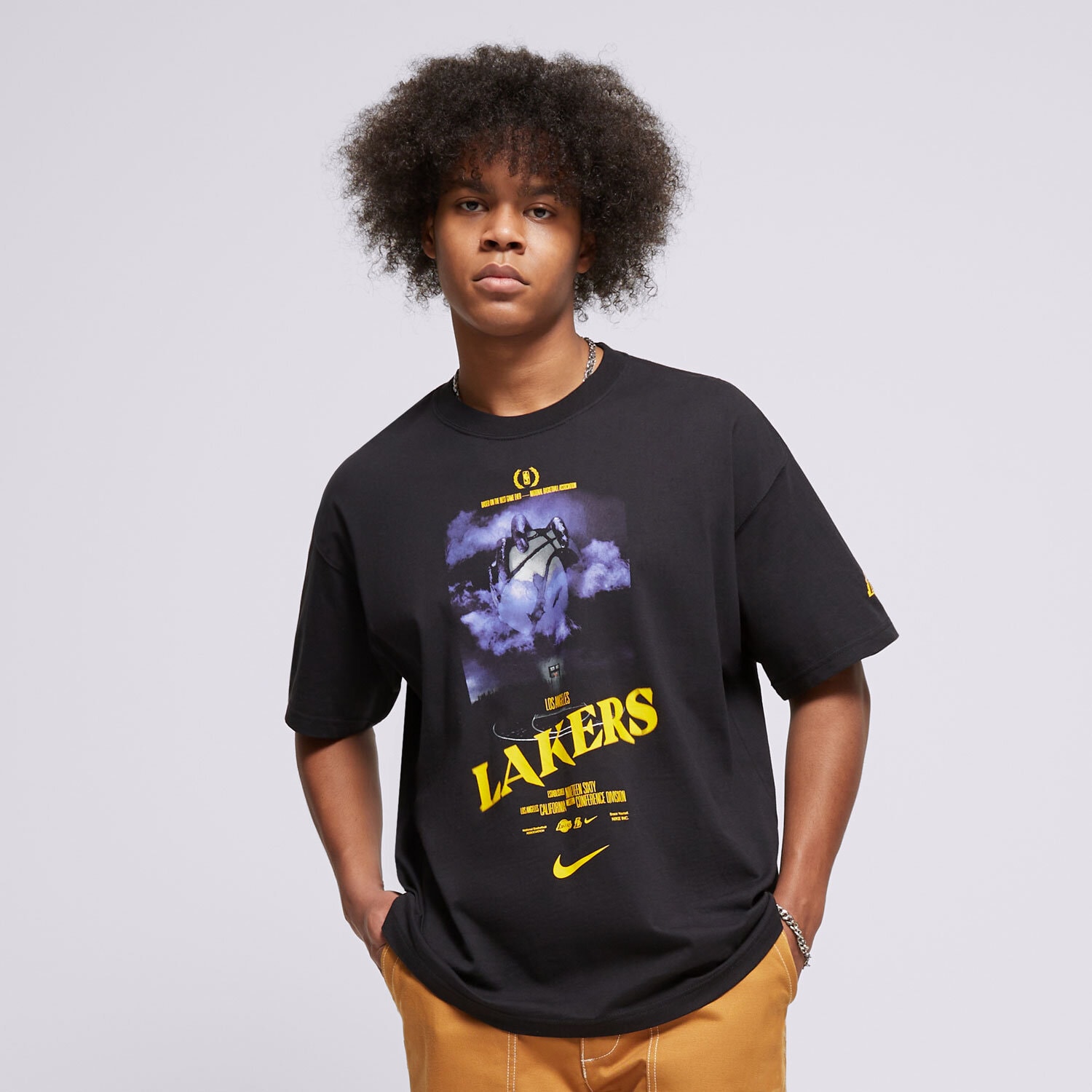 Moška majica s kratkimi rokavi NIKE T-SHIRT LAL M NK CTS OGC HAL SS TEE HJ2685-010 črna