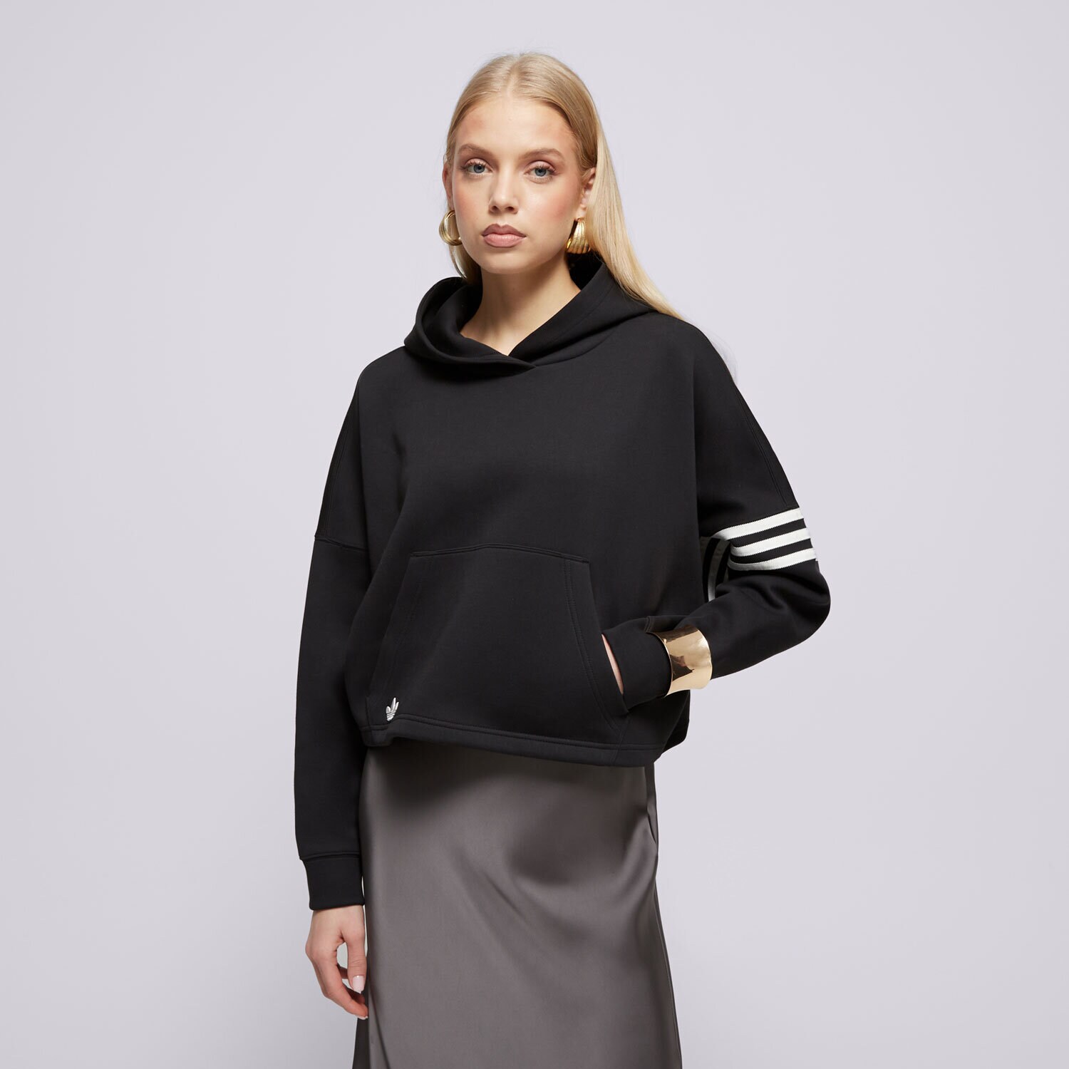 Ženski pulover ADIDAS JOPICA S KAPUCO NEUCL HOODIE IW5607 črna