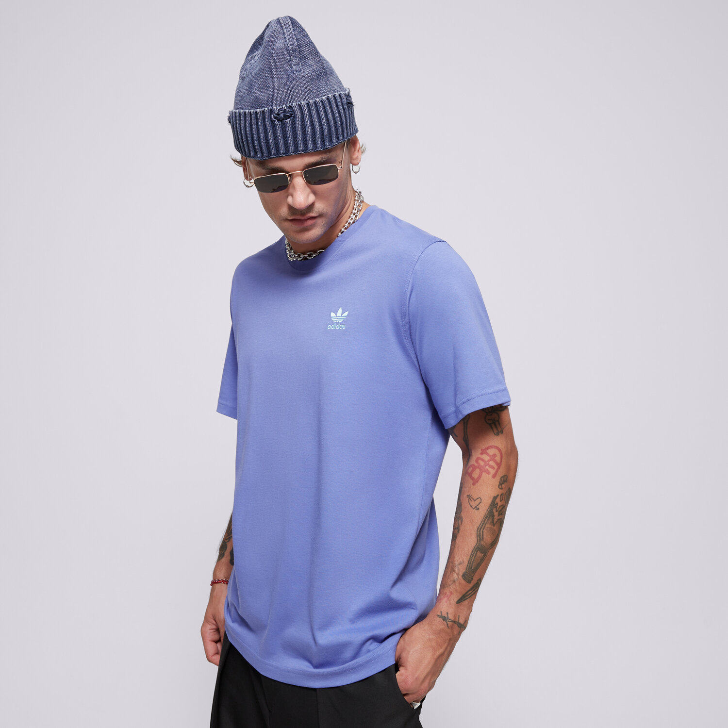 Moška majica s kratkimi rokavi ADIDAS T-SHIRT ESS TEE IZ2107 modra