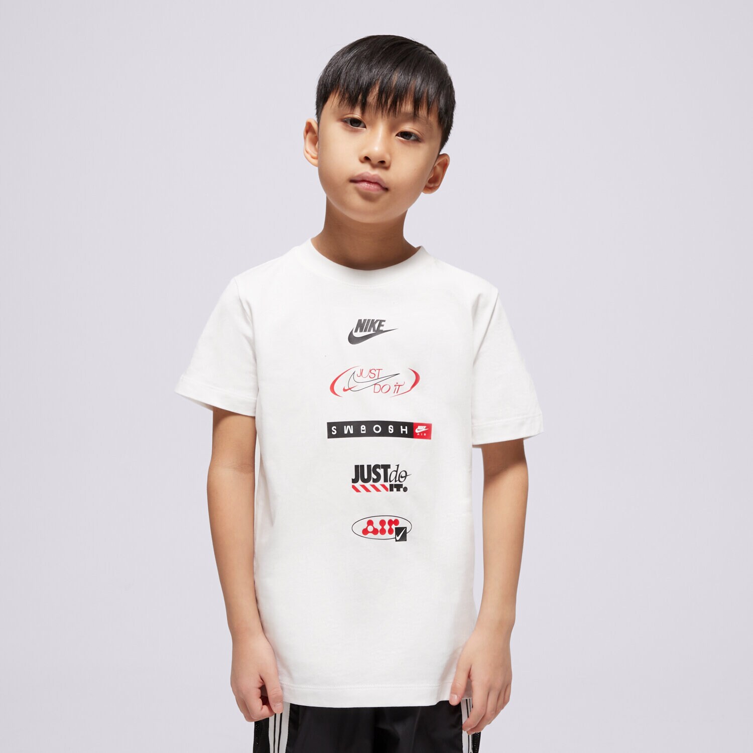 Otroška majica s kratkimi rokavi NIKE T-SHIRT K NSW TEE LOGOS BOY HM5662-100 bela
