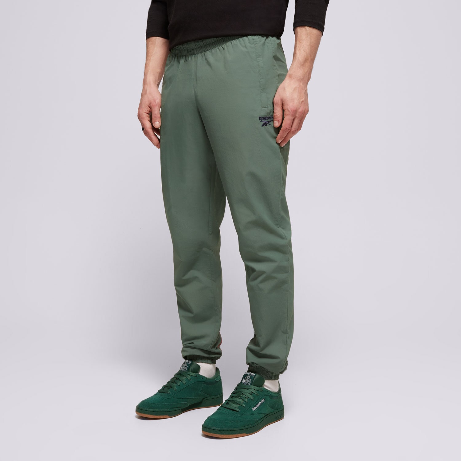 Moški hlače REEBOK HLAČE CL F FR TRACKPANT 100206049 zelena