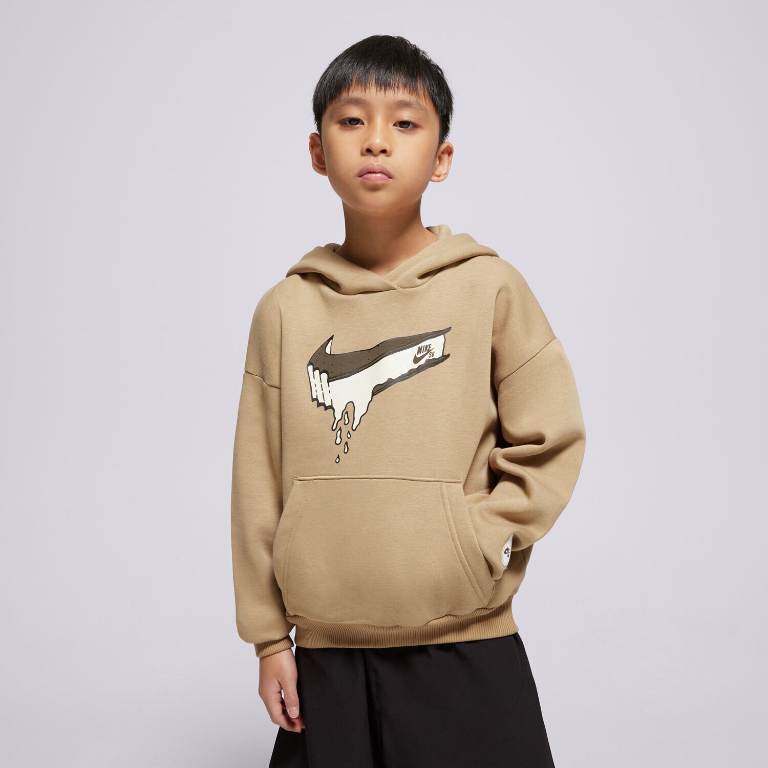 Otroški pulover NIKE JOPICA S KAPUCO K NIKE SB FLC HOODIE BOY HF8801-297 zelena