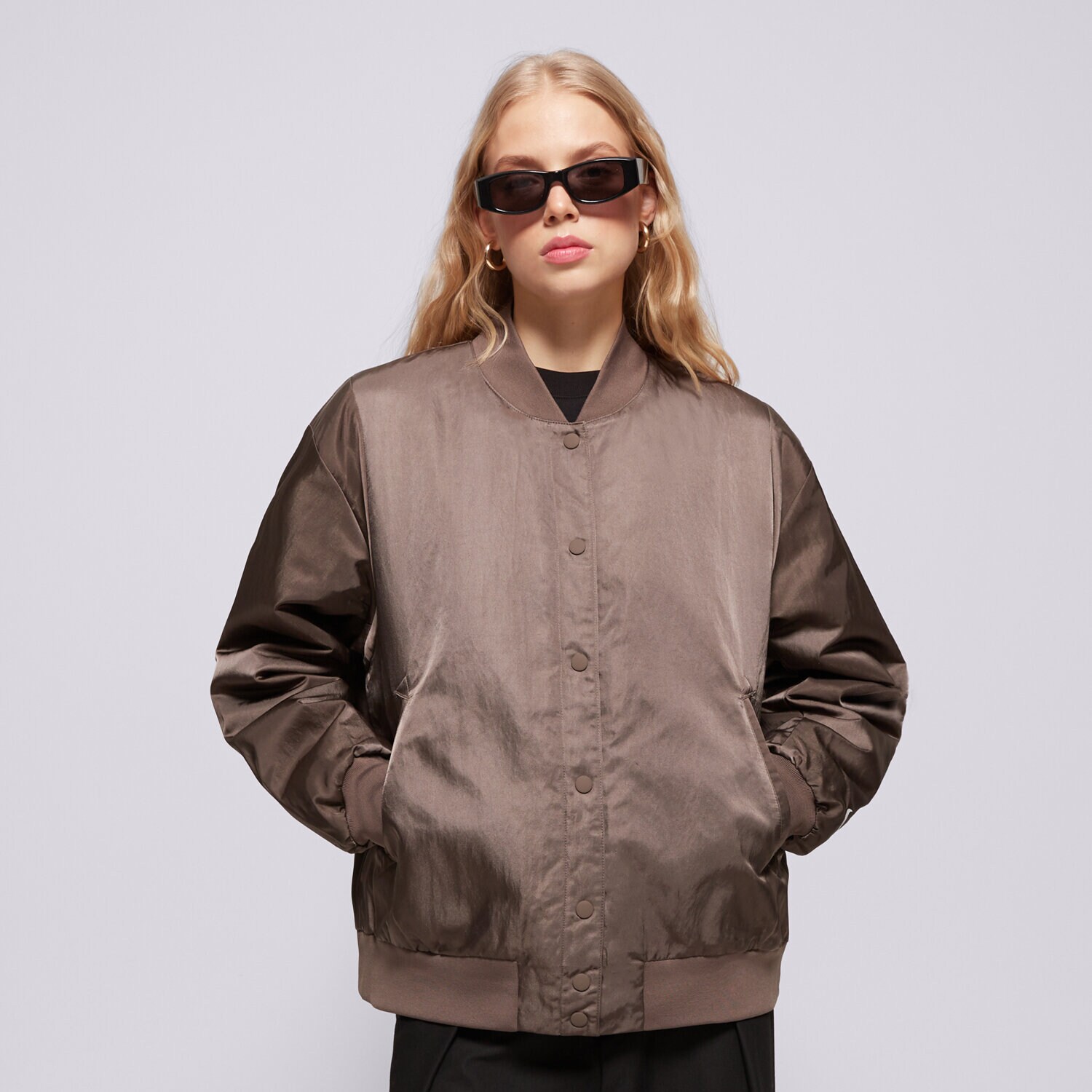 Ženska jakna za prehodni čas NIKE JAKNA W NSW NK DESTROYER WVN JKT HJ0971-004 rjava