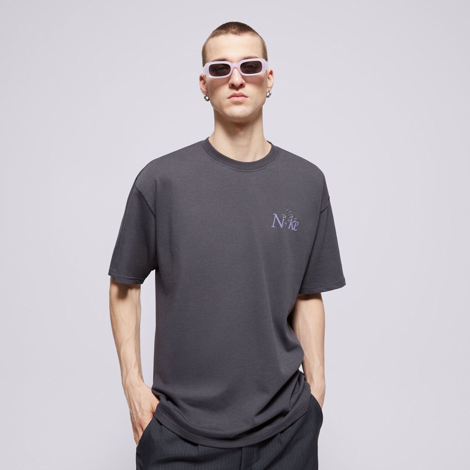 Moška majica s kratkimi rokavi NIKE T-SHIRT U NSW TEE M90 LBR CRFT HJ0614-060 siva