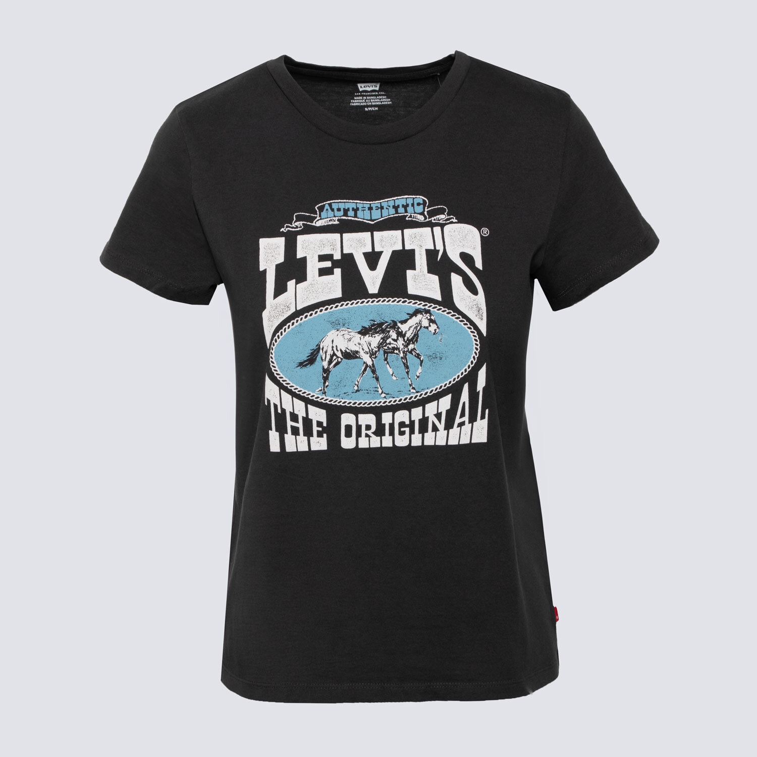 Ženska majica s kratkimi rokavi LEVI'S T-SHIRT THE PERFECT TEE 17369-3023 črna
