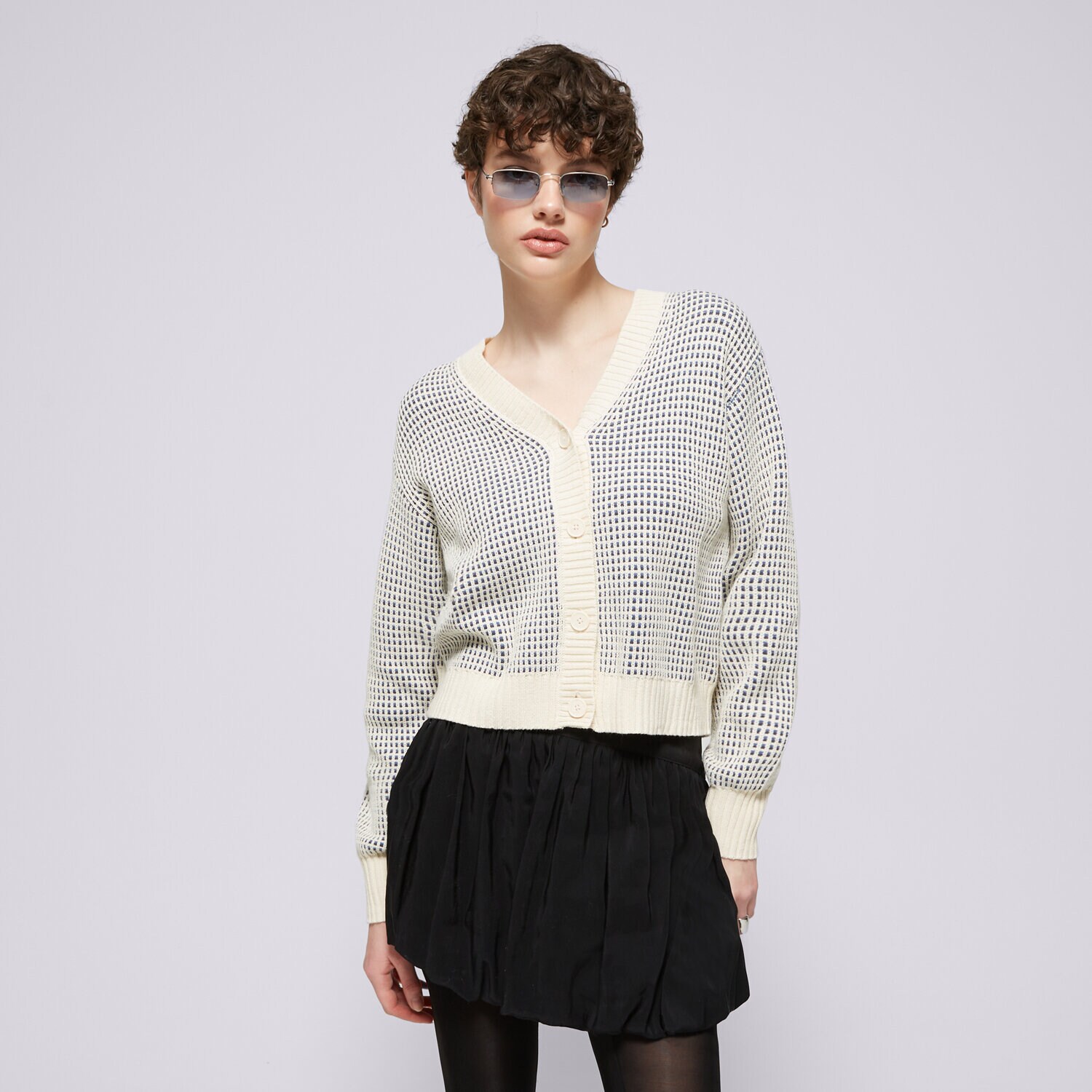 Ženski pulover LEVI'S PULOVER SNOWFLAKE CARDIGAN A8728-0009 modra