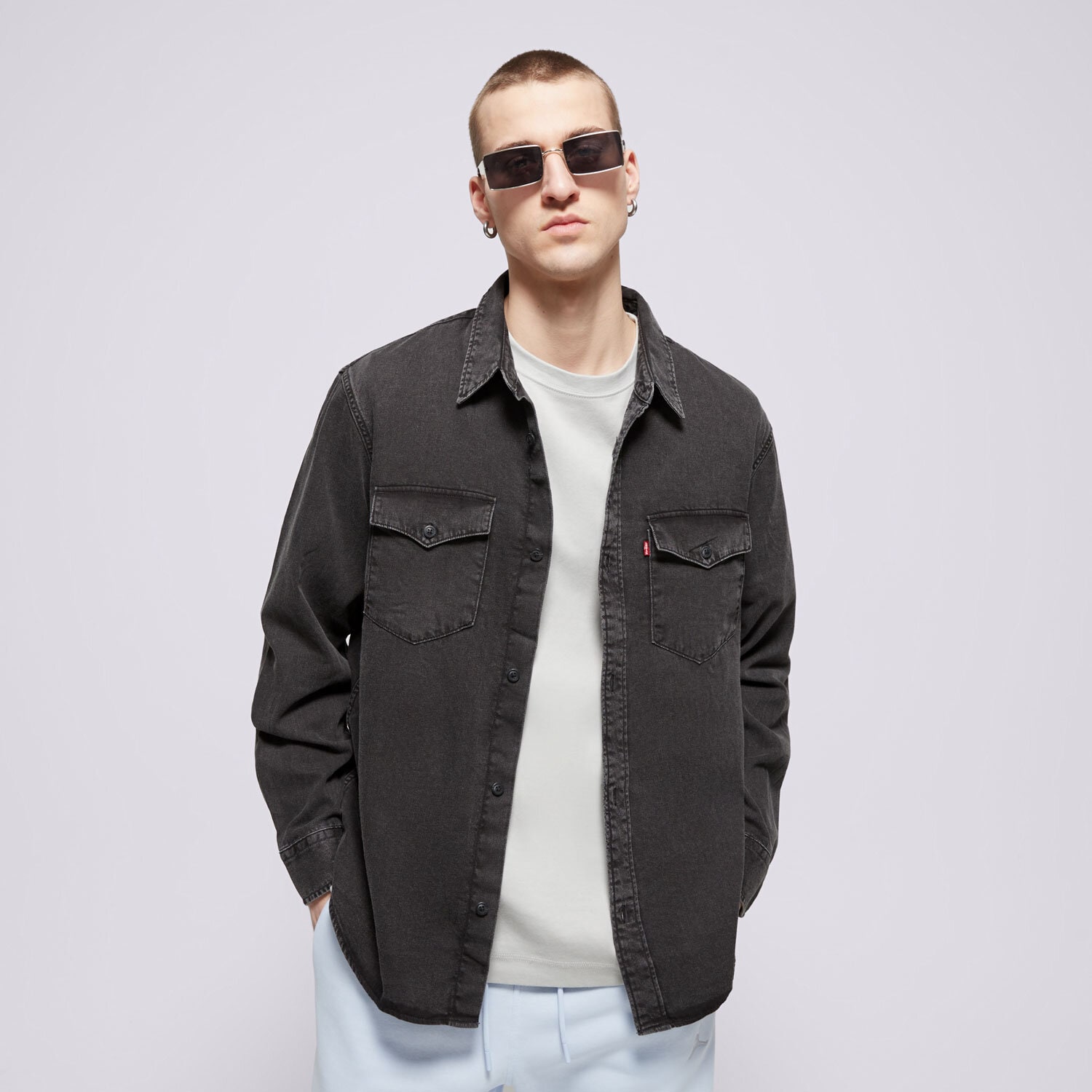 LEVI'S SRAJCA RELAXED FIT WESTERN GREYS A1919-0054 črna