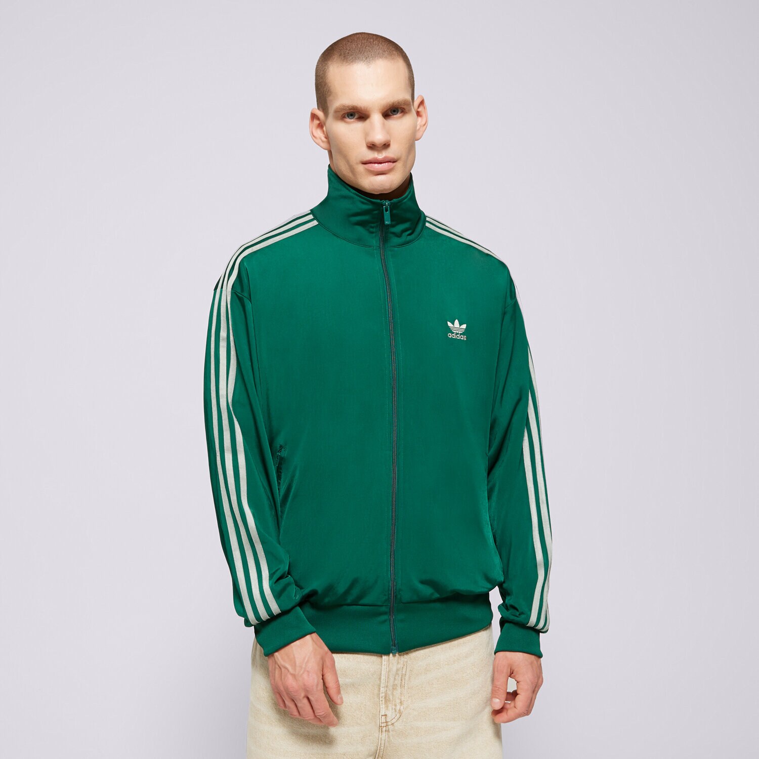 Moški pulover ADIDAS JOPICA RAZPENJANA FBIRD TT JP2543 zelena