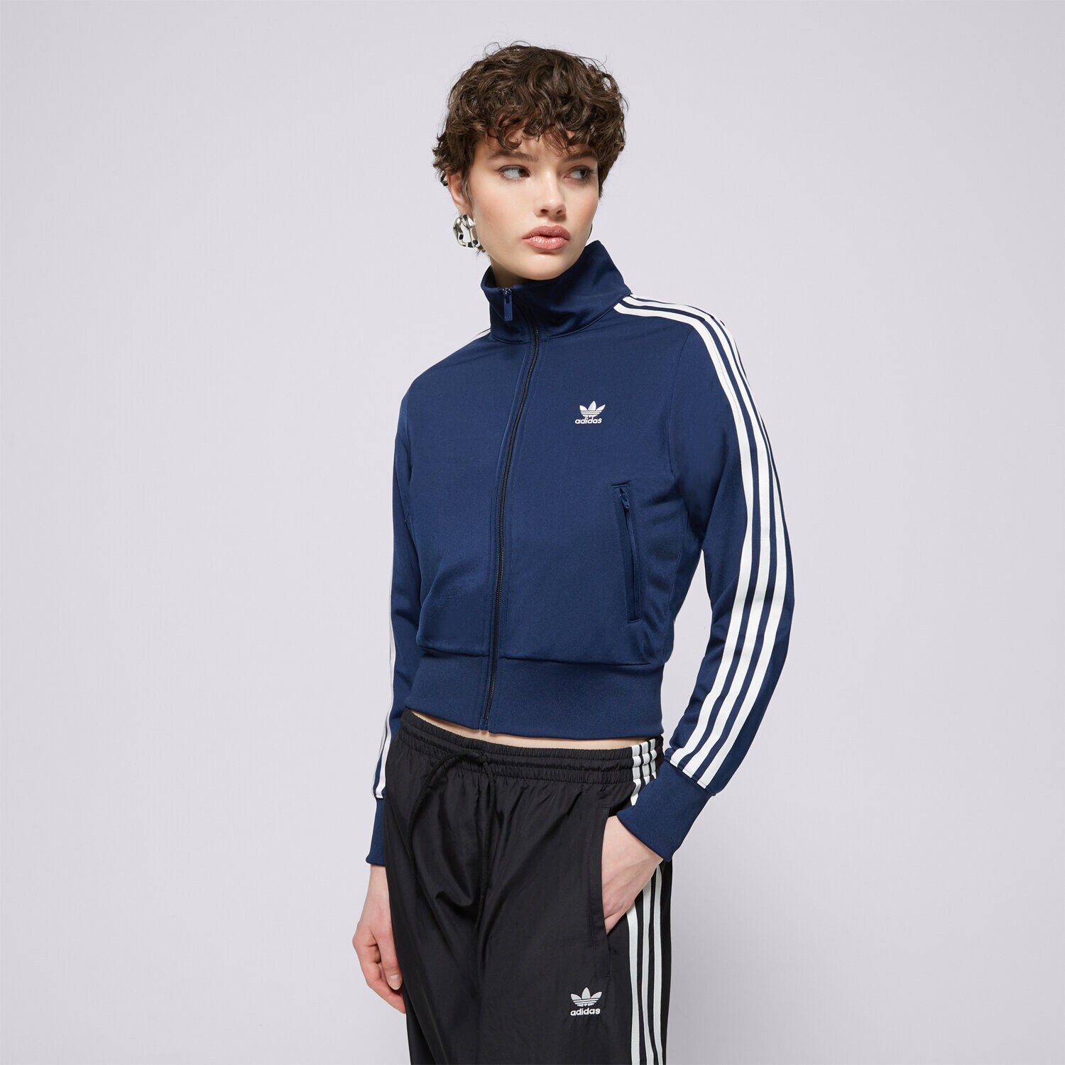 Ženski pulover ADIDAS JOPICA RAZPENJANA FIREBIRD JC8263 mornarsko modra