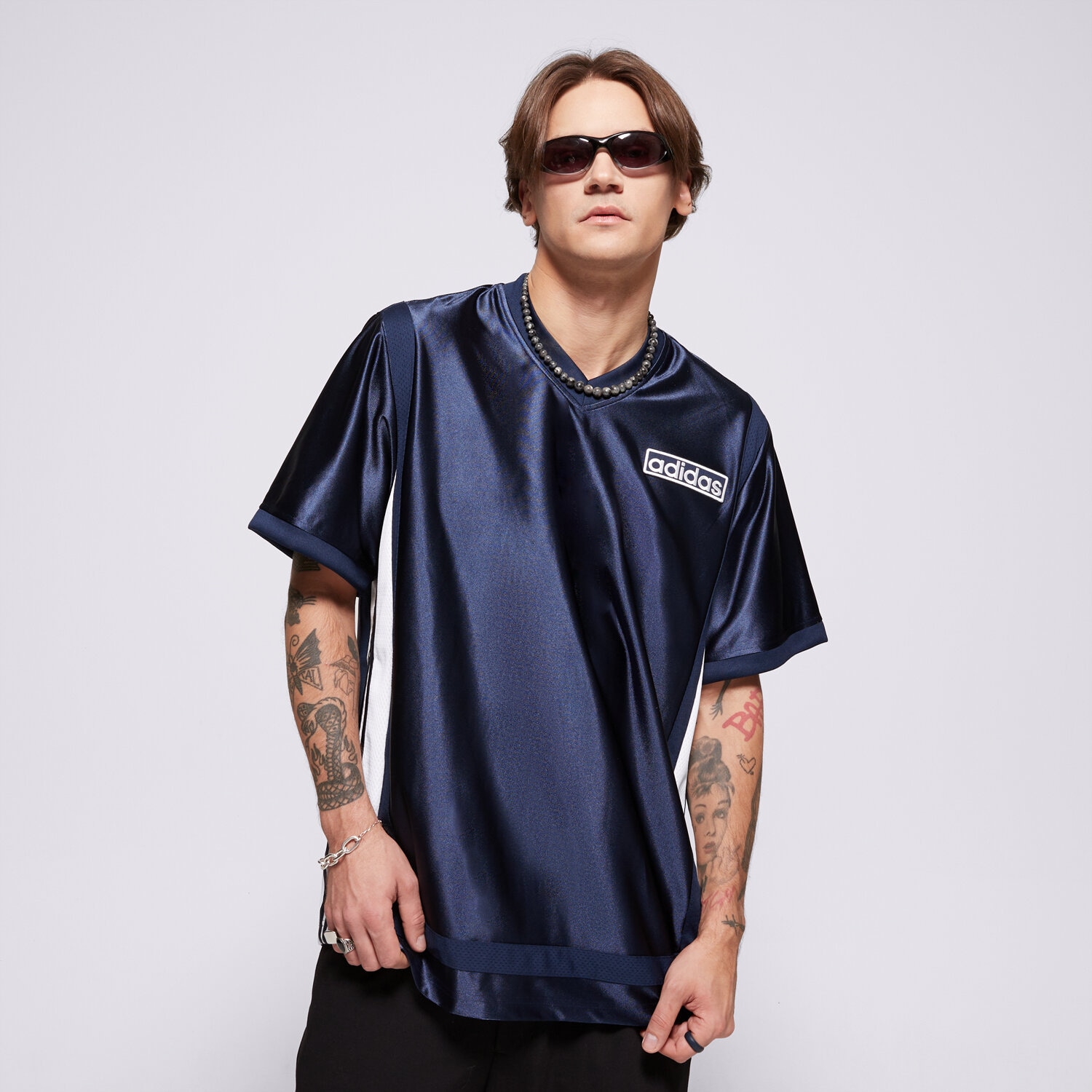 Moška majica s kratkimi rokavi ADIDAS T-SHIRT ADIBREAK JERSEY JD4248 mornarsko modra