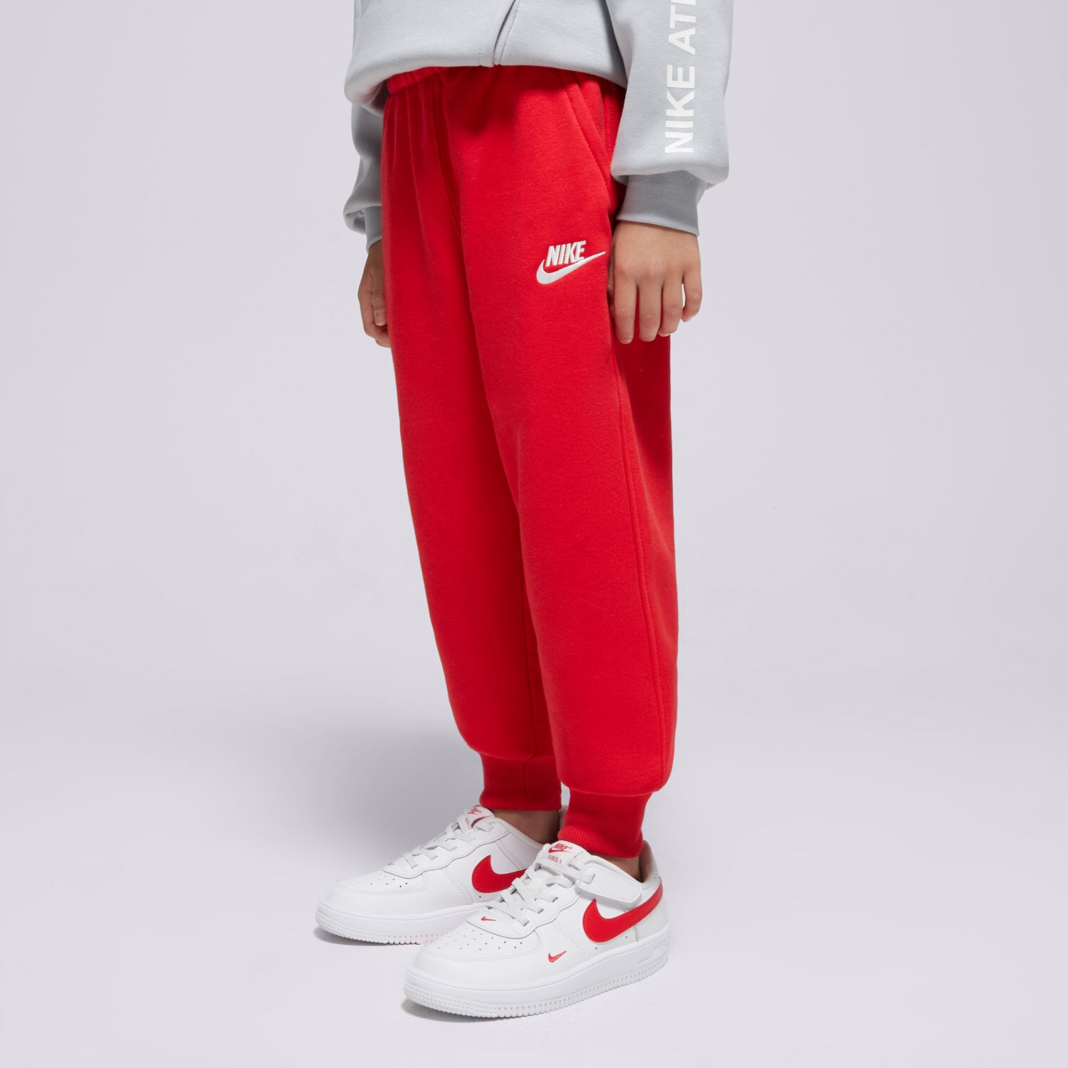 Otroški hlače NIKE HLAČE K NSW CLUB FLC JGGR LBR BOY FD3008-657 rdeča