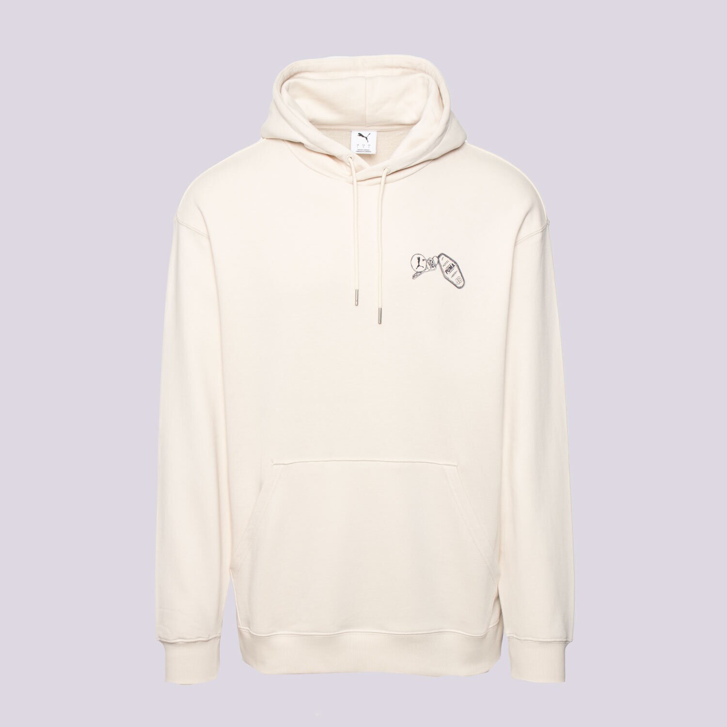 Moški pulover PUMA JOPICA S KAPUCO GRAPHICS PUMA HOTEL HOODIE TR 629640 87 bela