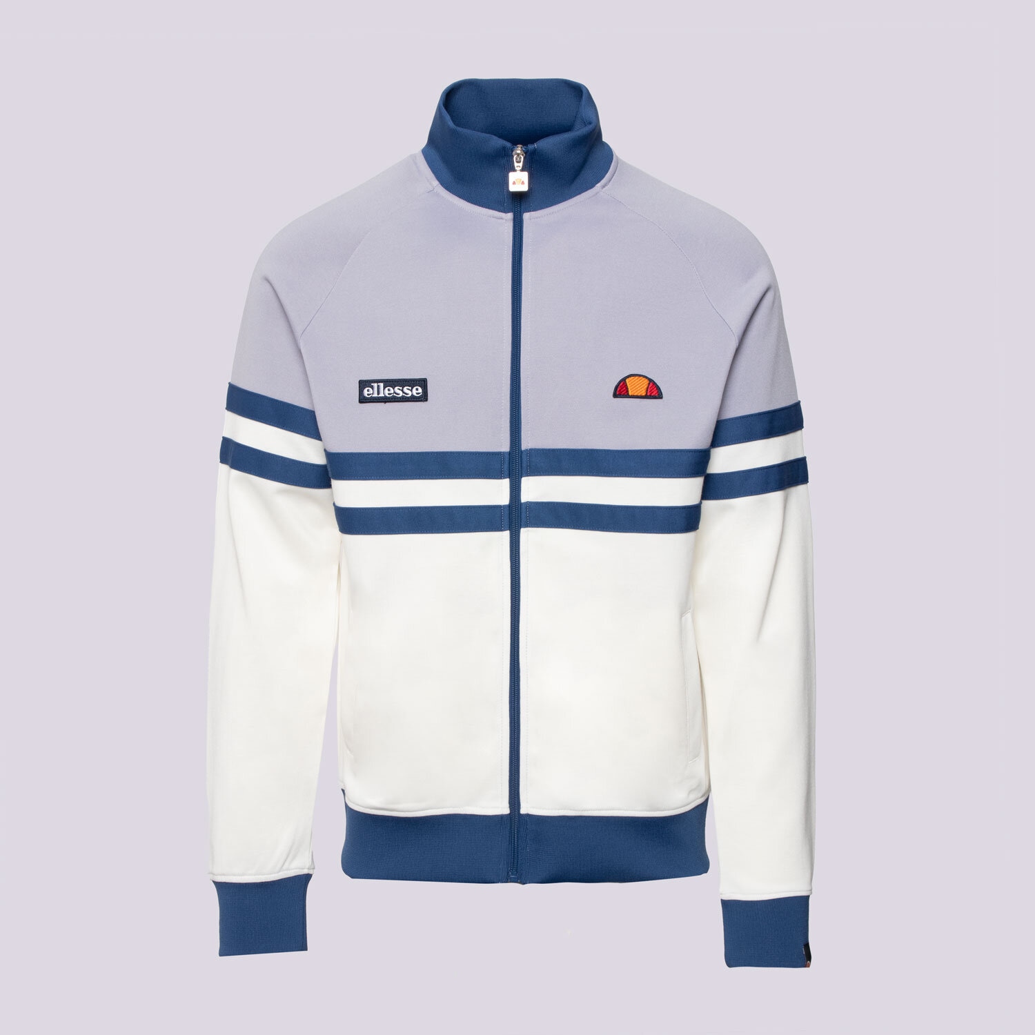 Moški pulover ELLESSE JOPICA RAZPENJANA RIMINI LVNDR/OFF WHT TRACK MAJICA SHZ00892270 vijolična