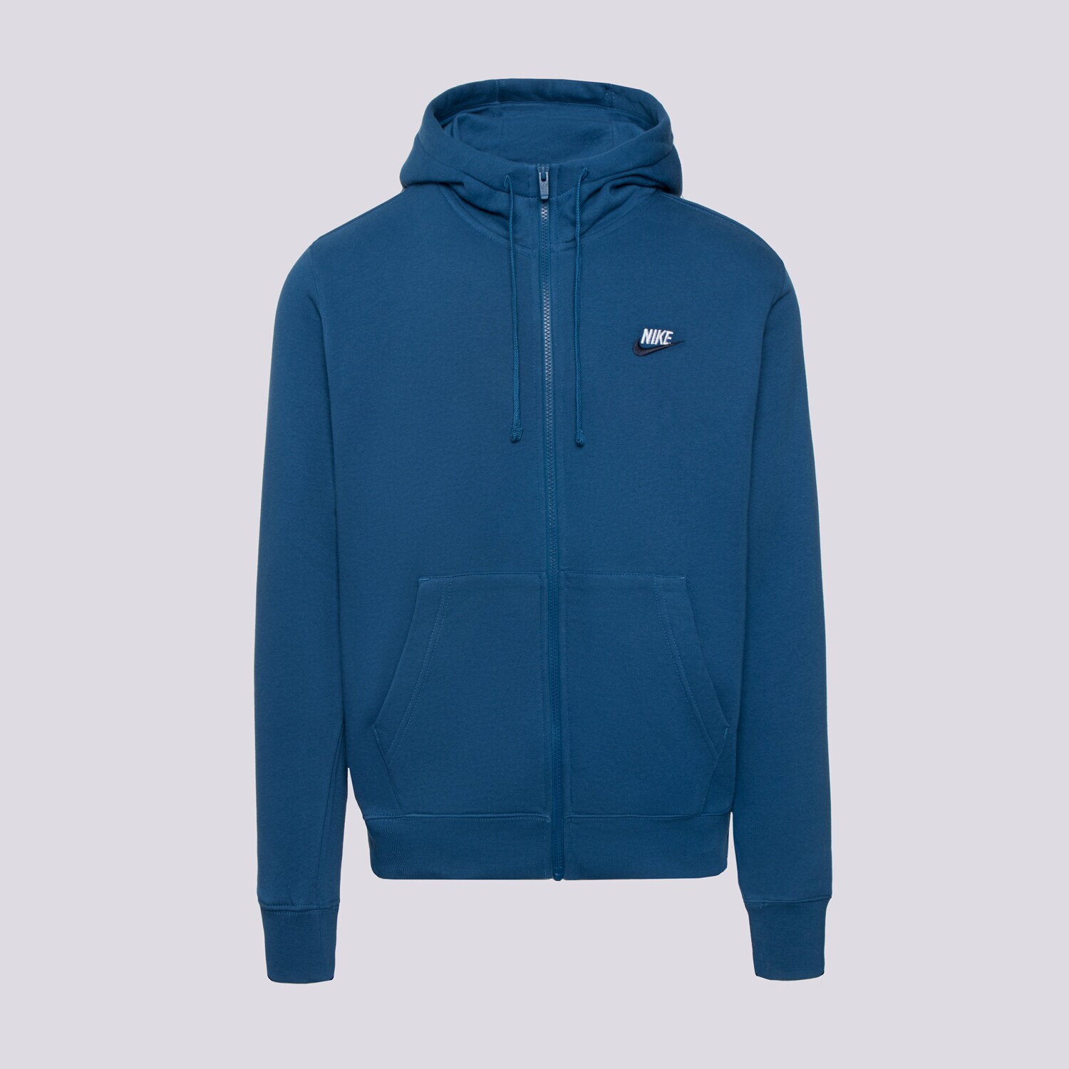 Moški pulover NIKE JOPICA RAZPENJANA S KAPUCO   M NSW CLUB DT HDFZ DQ8384-476 modra