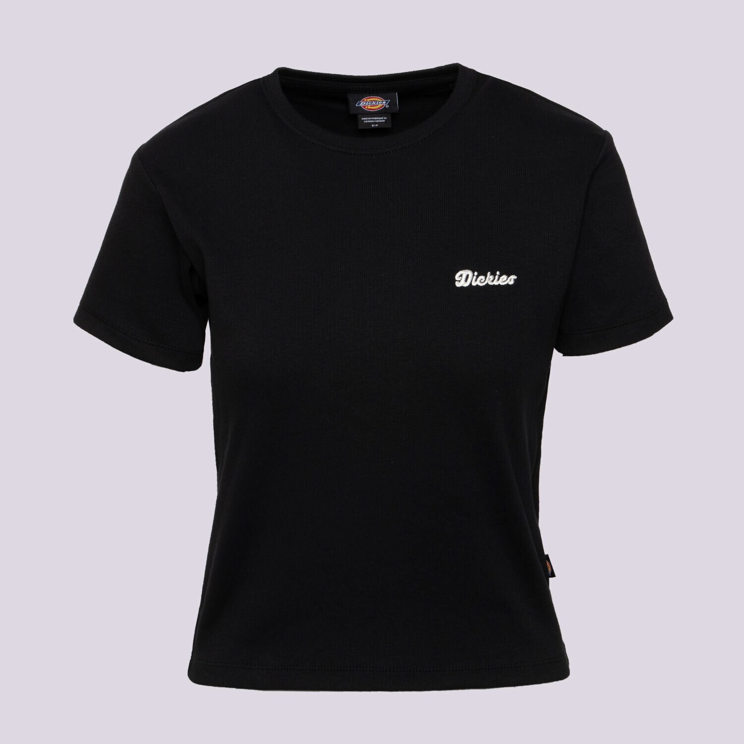 Ženska majica s kratkimi rokavi DICKIES T-SHIRT LEWISTOWN EMBRO SS TEE W DK0A4Z8JBLK1 črna