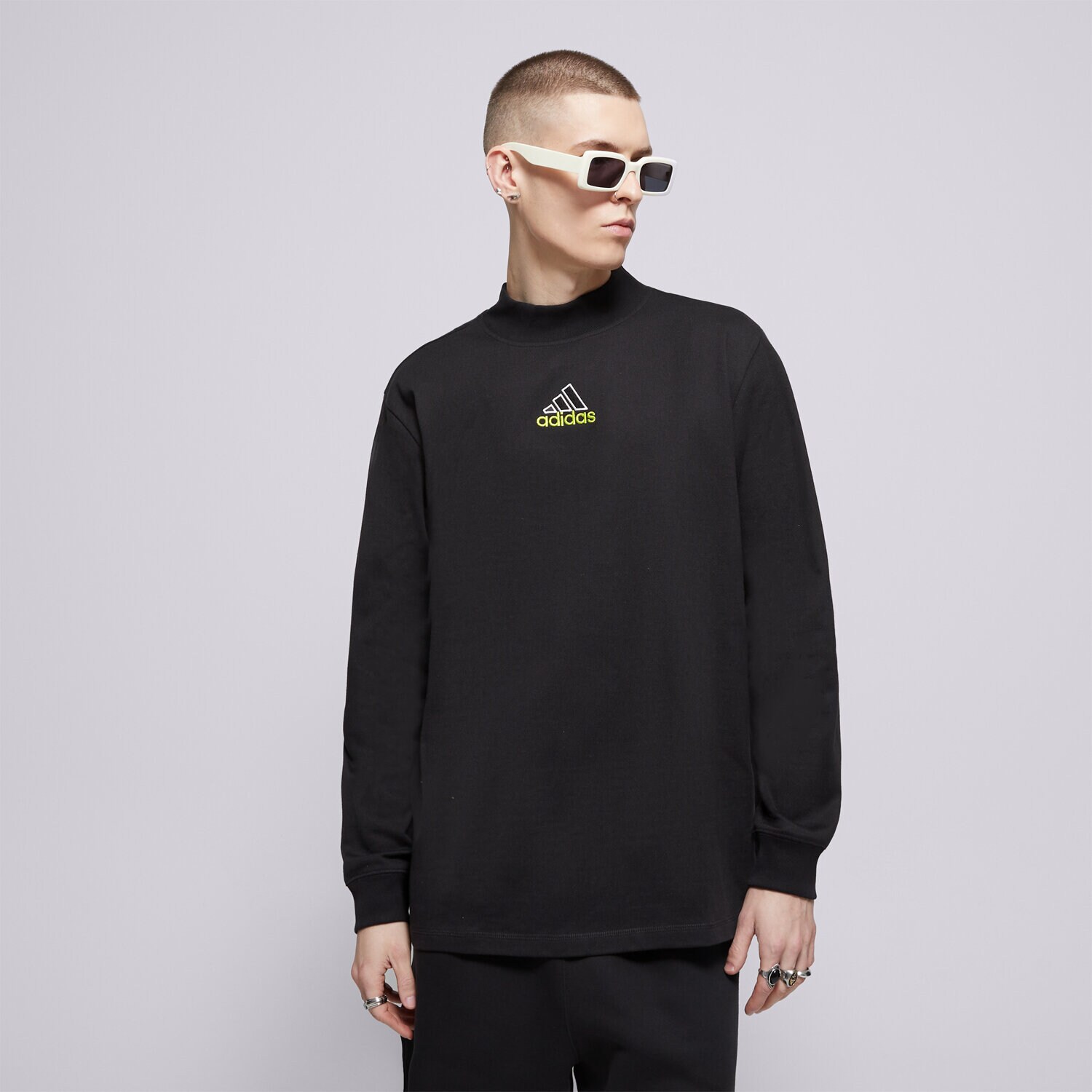 Moški pulover ADIDAS JOPICA LS MOCK NECK Q1 JD5401 črna