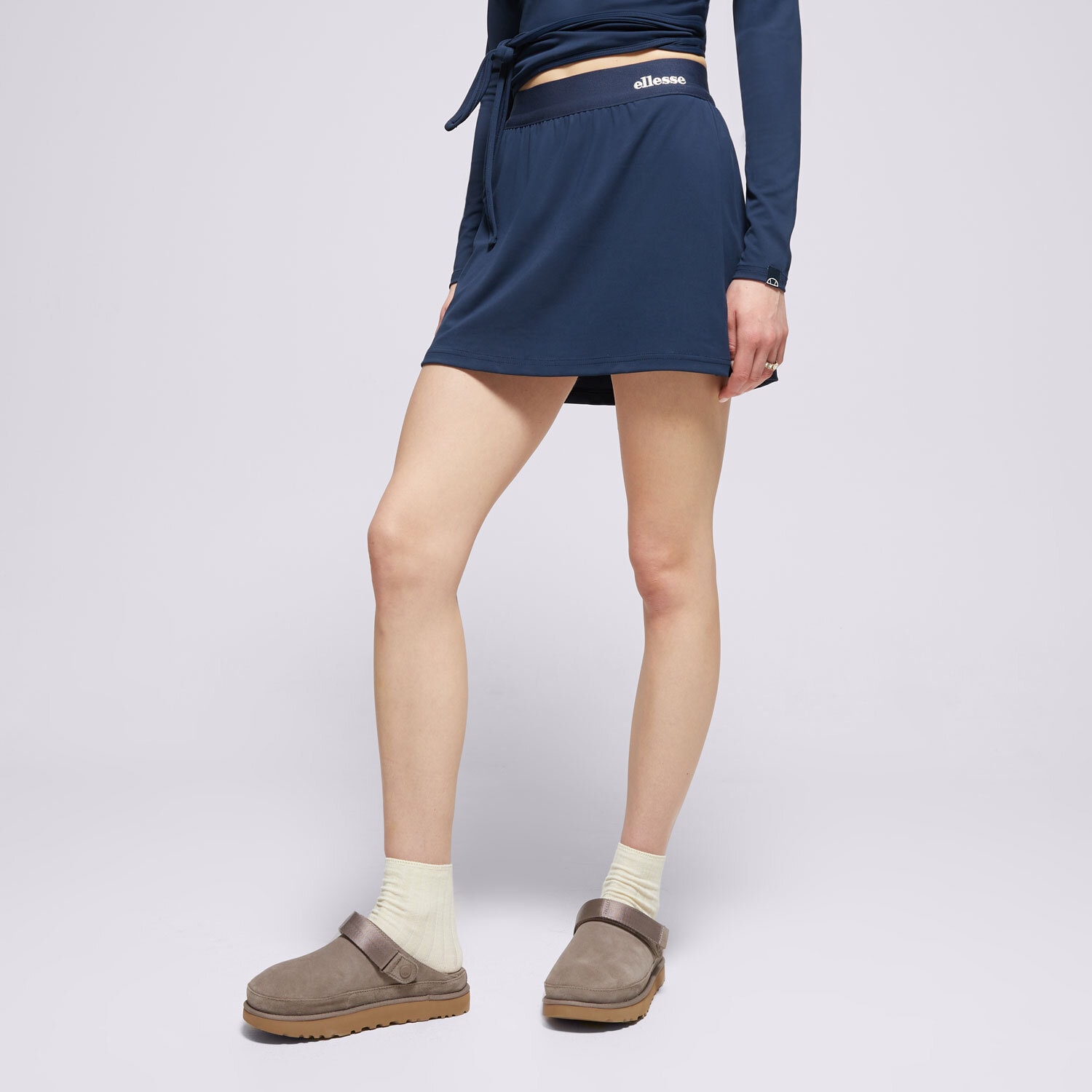 Ženska obleka ELLESSE KRILO HEDERA SKIRT NAVY SGZ22012429 mornarsko modra