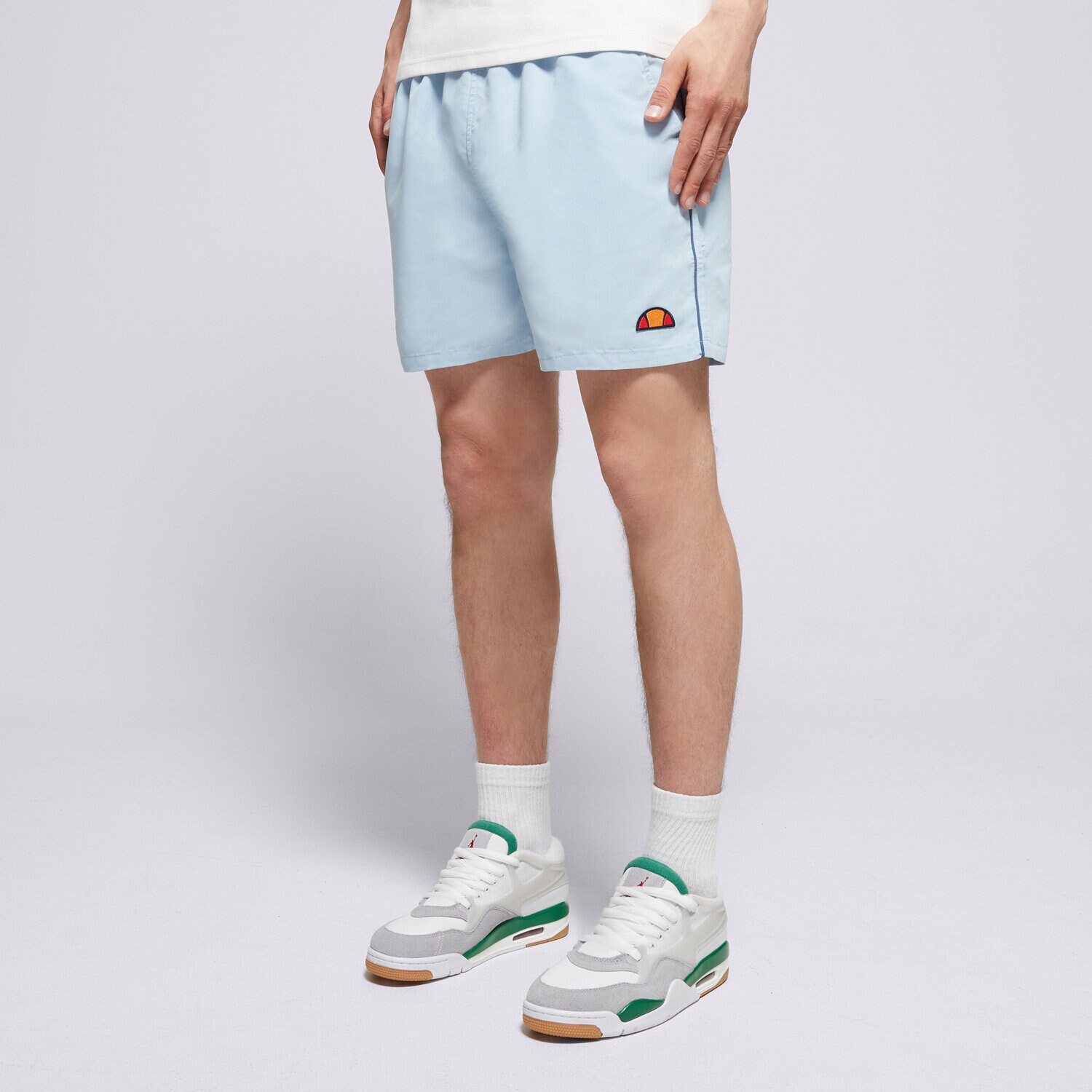 Moški kratke hlače ELLESSE KRATKE HLAČE DEM SLACKERS   SWIM SHORT LBLUE/NAVY SHZ00938427 modra