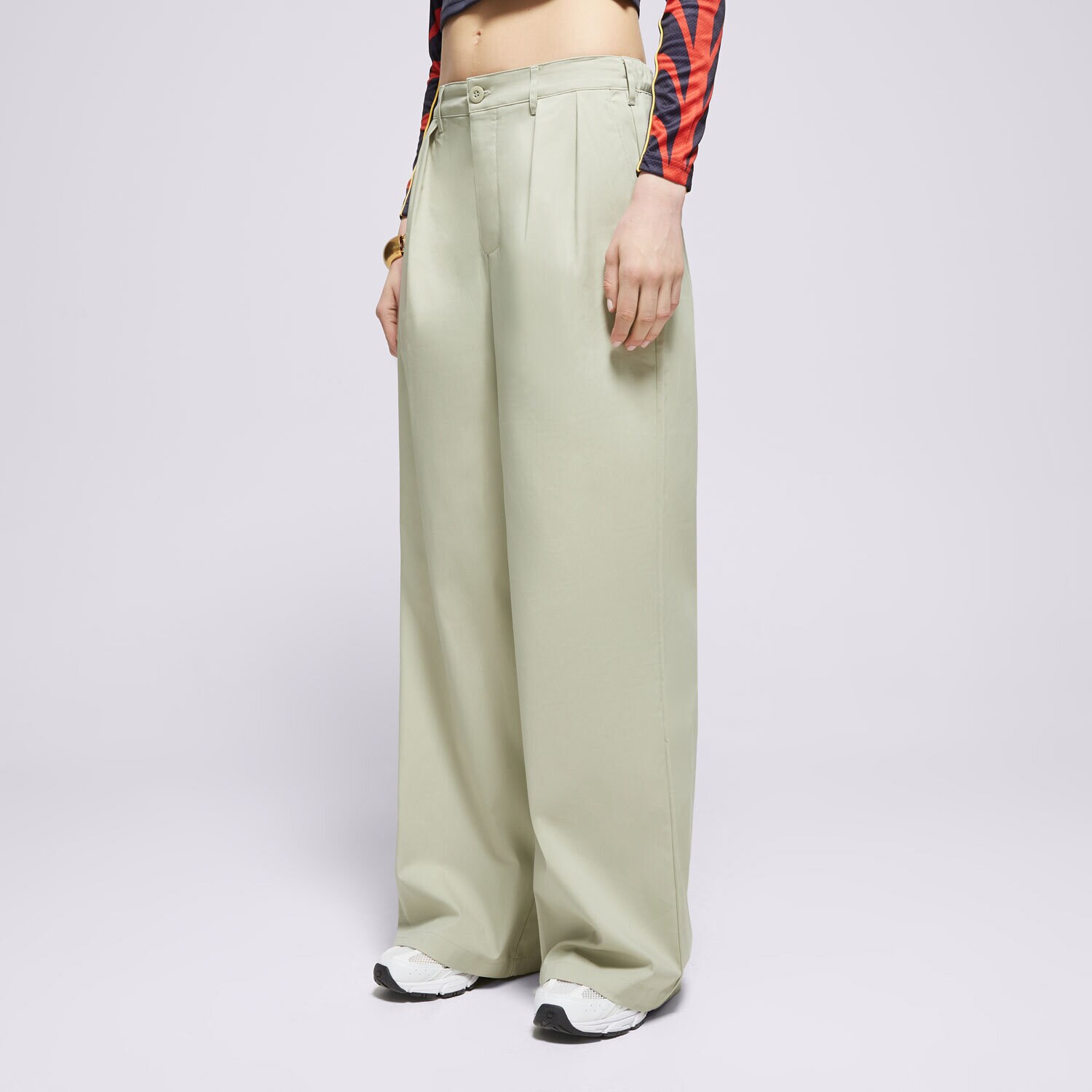 Ženske hlače NEW BALANCE HLAČE BOYLSTON TWILL WP51538OVN zelena