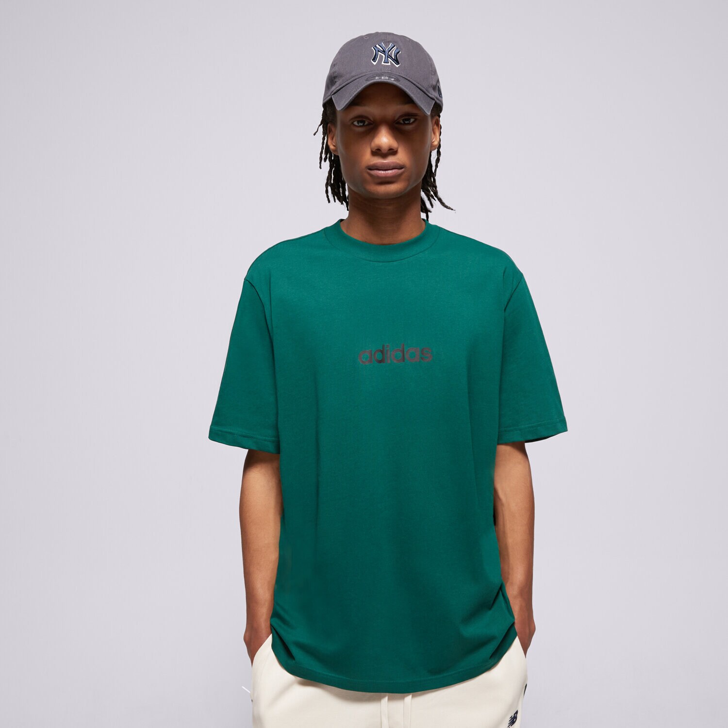 Moška majica s kratkimi rokavi ADIDAS T-SHIRT M LIN SJ T JE8997 zelena