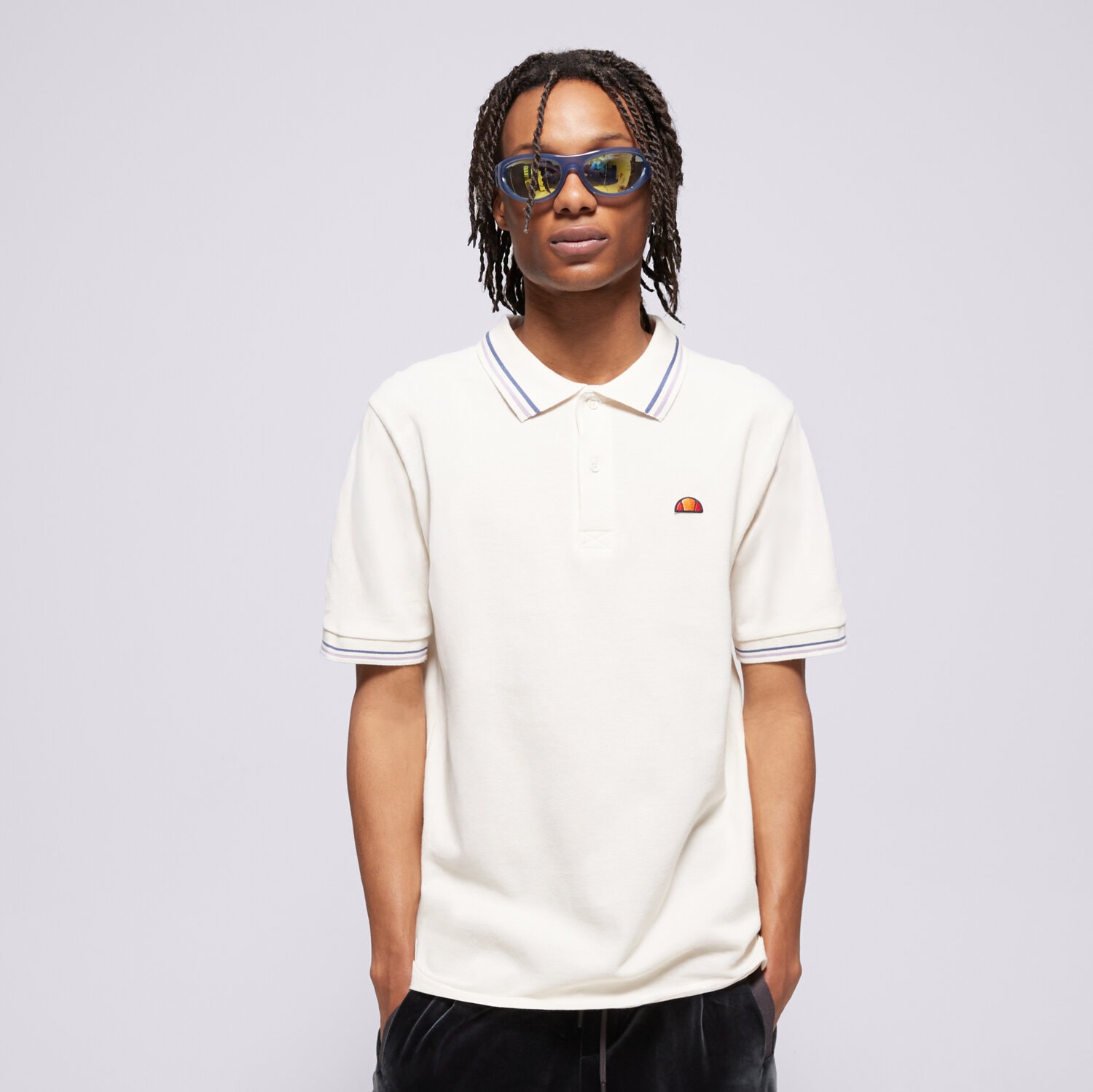 Moška majica s kratkimi rokavi ELLESSE POLO ROOKS POLO SHIRT OFF WHT SHZ18077904 bež